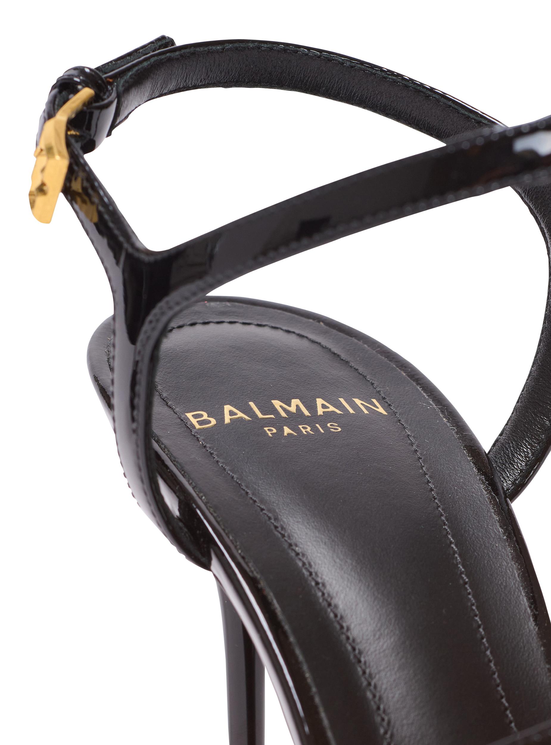 Sync patent leather sandals with heel Product Image