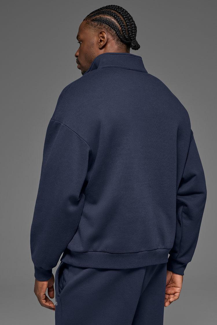 Accolade 1/4 Zip Pullover - Navy Male Product Image