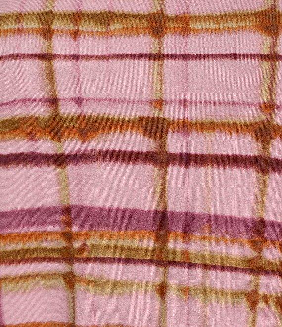 Westbound Zephyr Soft Plaid Long Sleeve Crew Neck Pullover Product Image