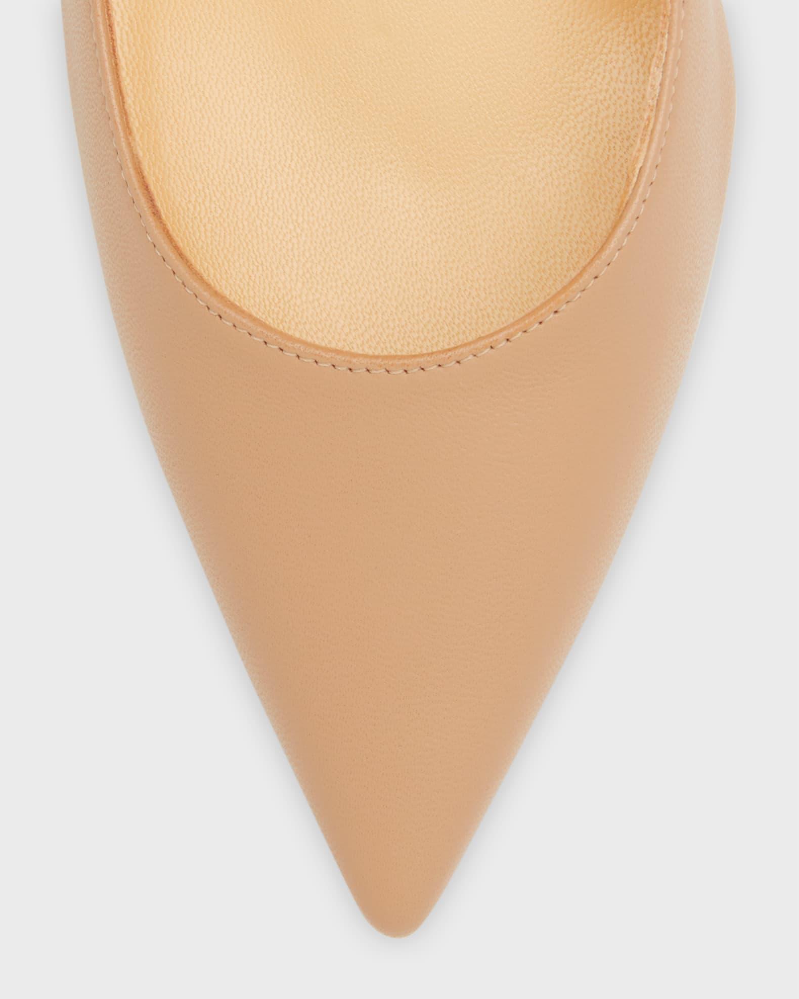 Apostrophy Leather Pointed Red-Sole Pumps Product Image