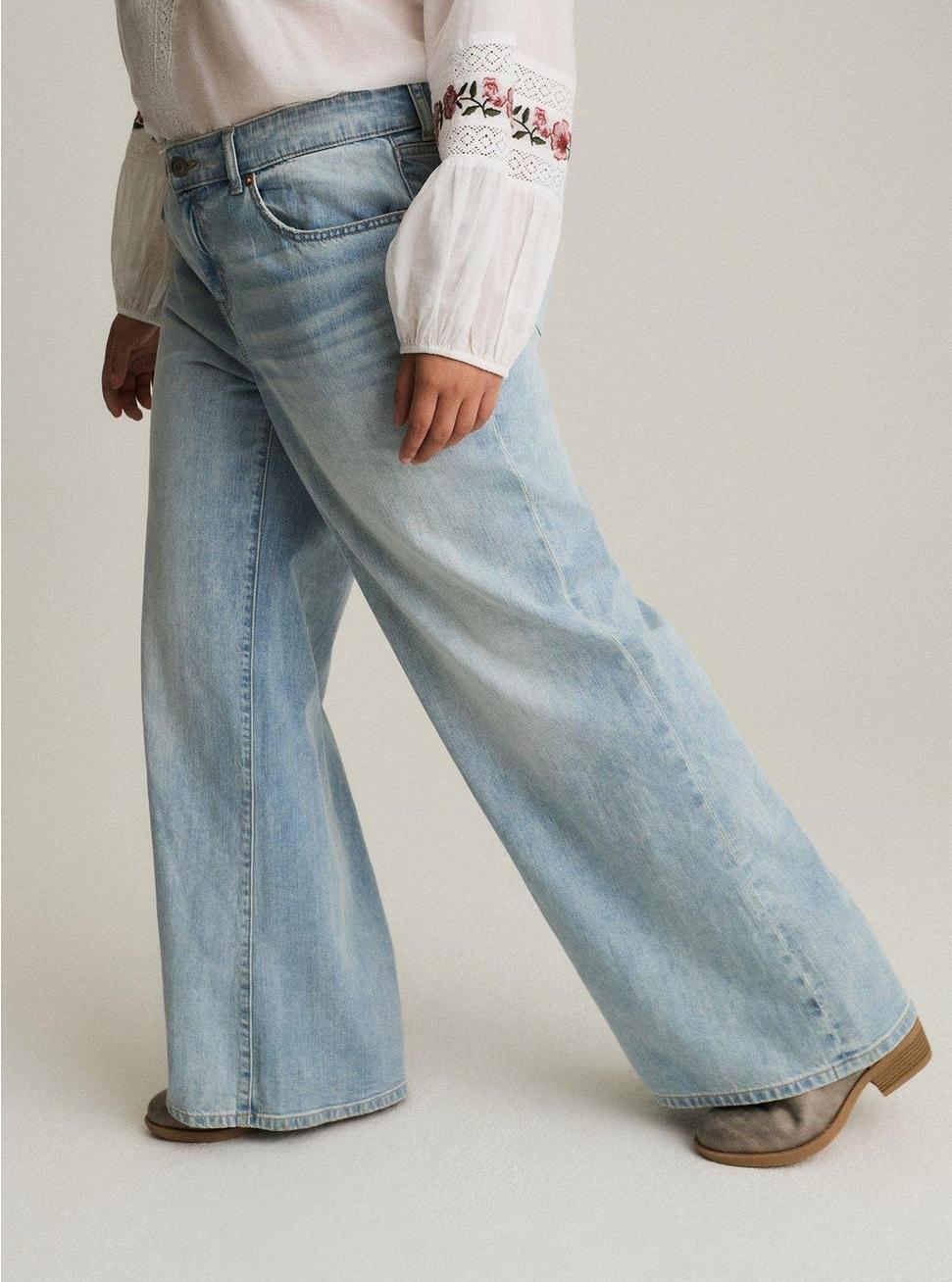 Festi Baggy Low-Rise Wide Leg Jean Product Image