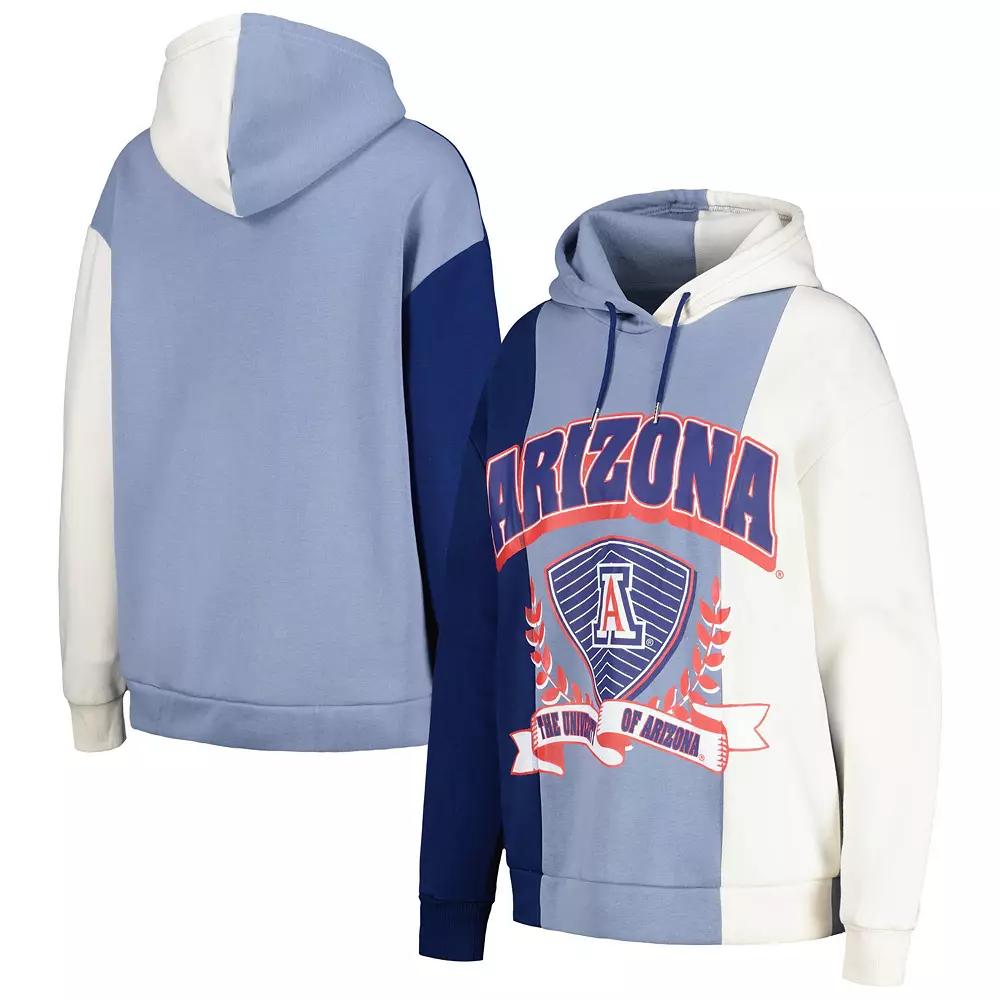 Women's Gameday Couture Navy Arizona Wildcats Hall of Fame Colorblock Pullover Hoodie,  Product Image