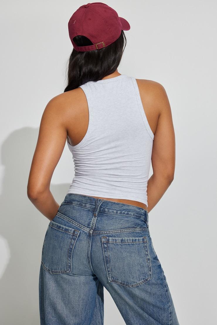 Ribbed Double Layer T-Shirt Product Image