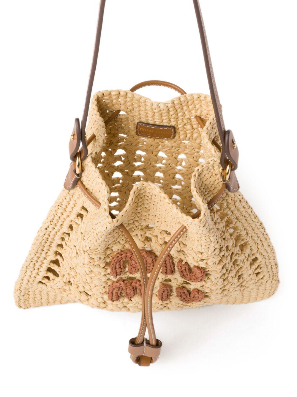woven raffia mini bag Product Image