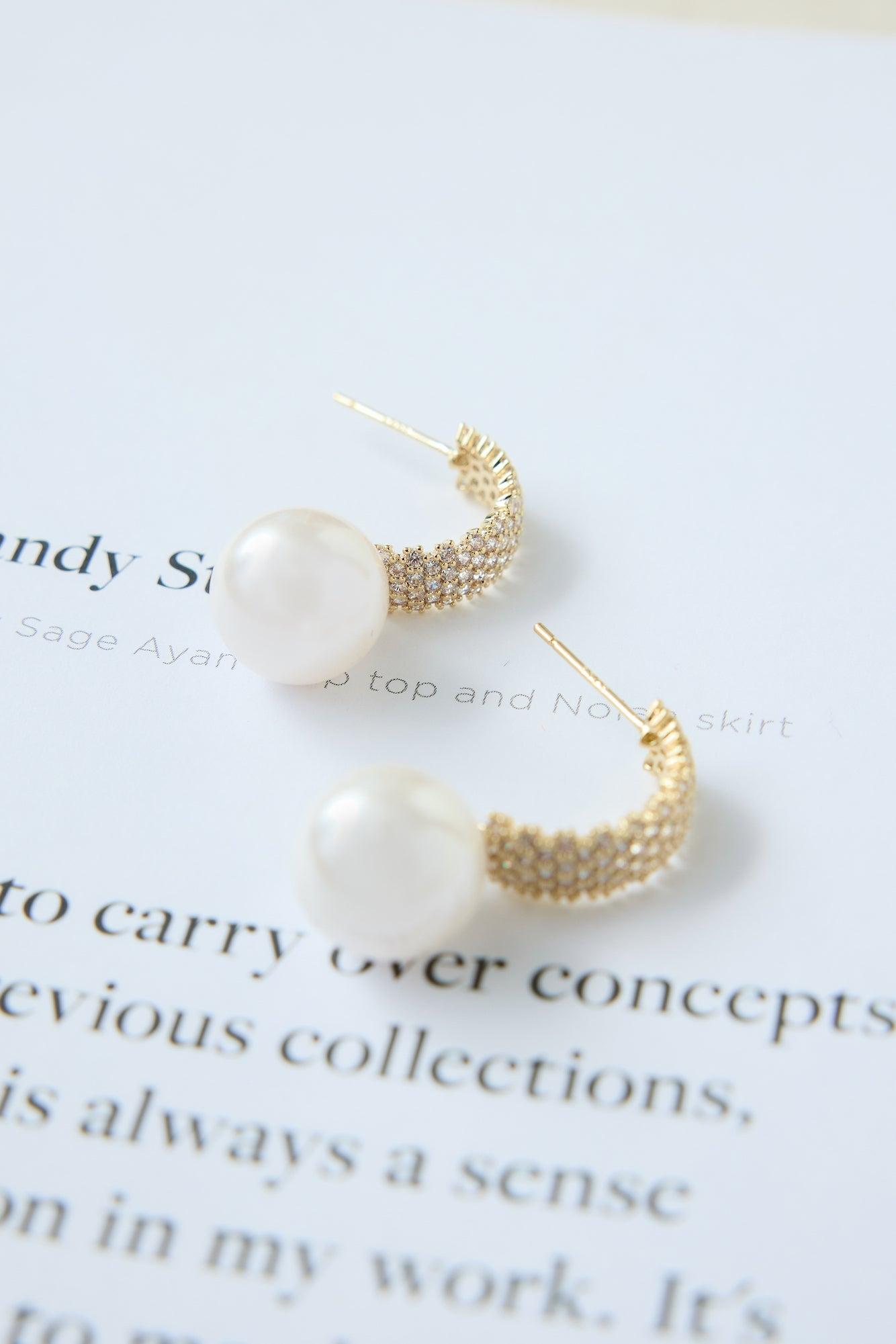 Exotic Luxe Earrings Gold Product Image