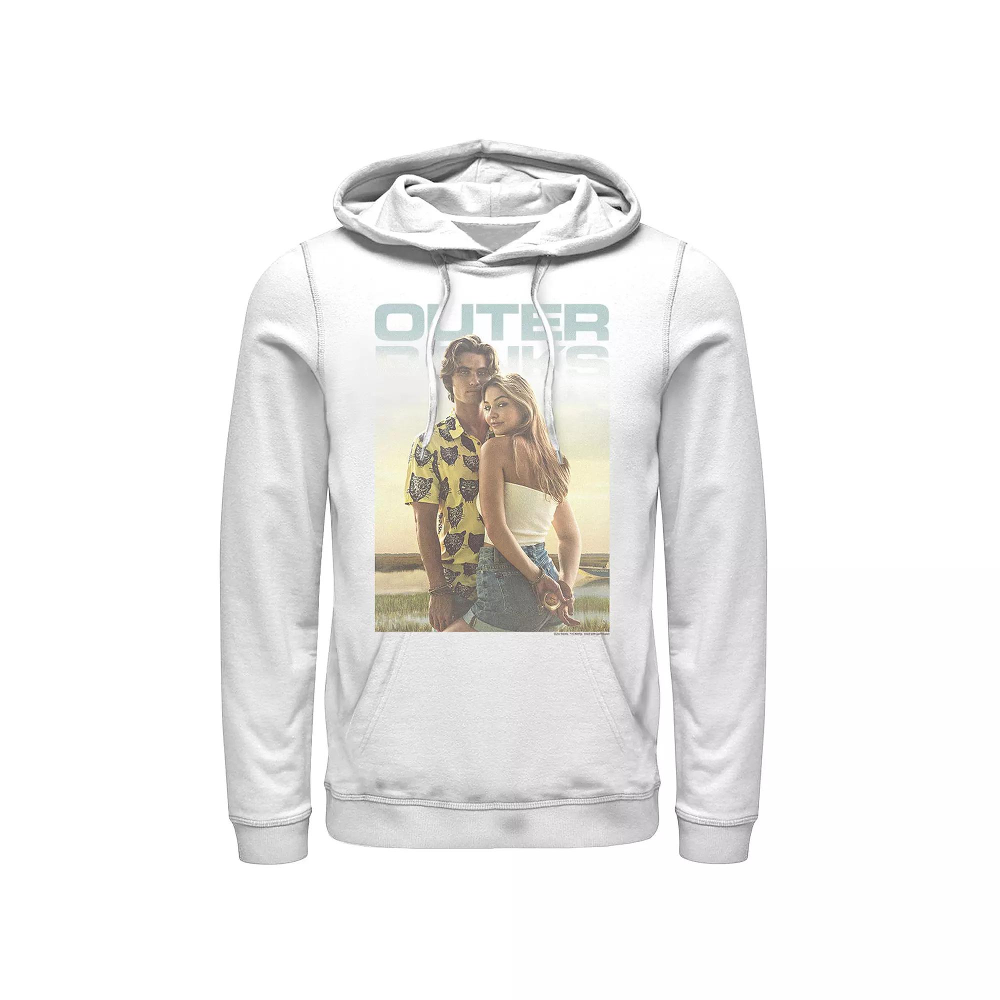 Men's Outer Banks John B & Sarah Poster Hoodie,  Product Image