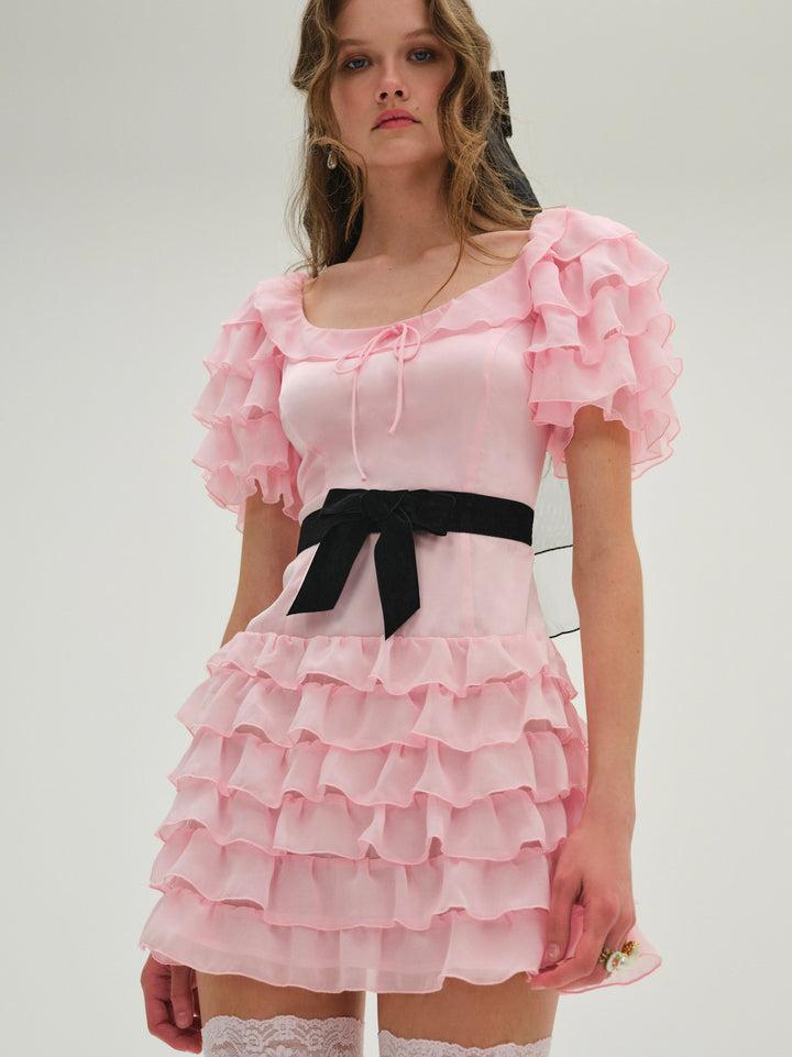 Danali Mini Dress — Pink Product Image