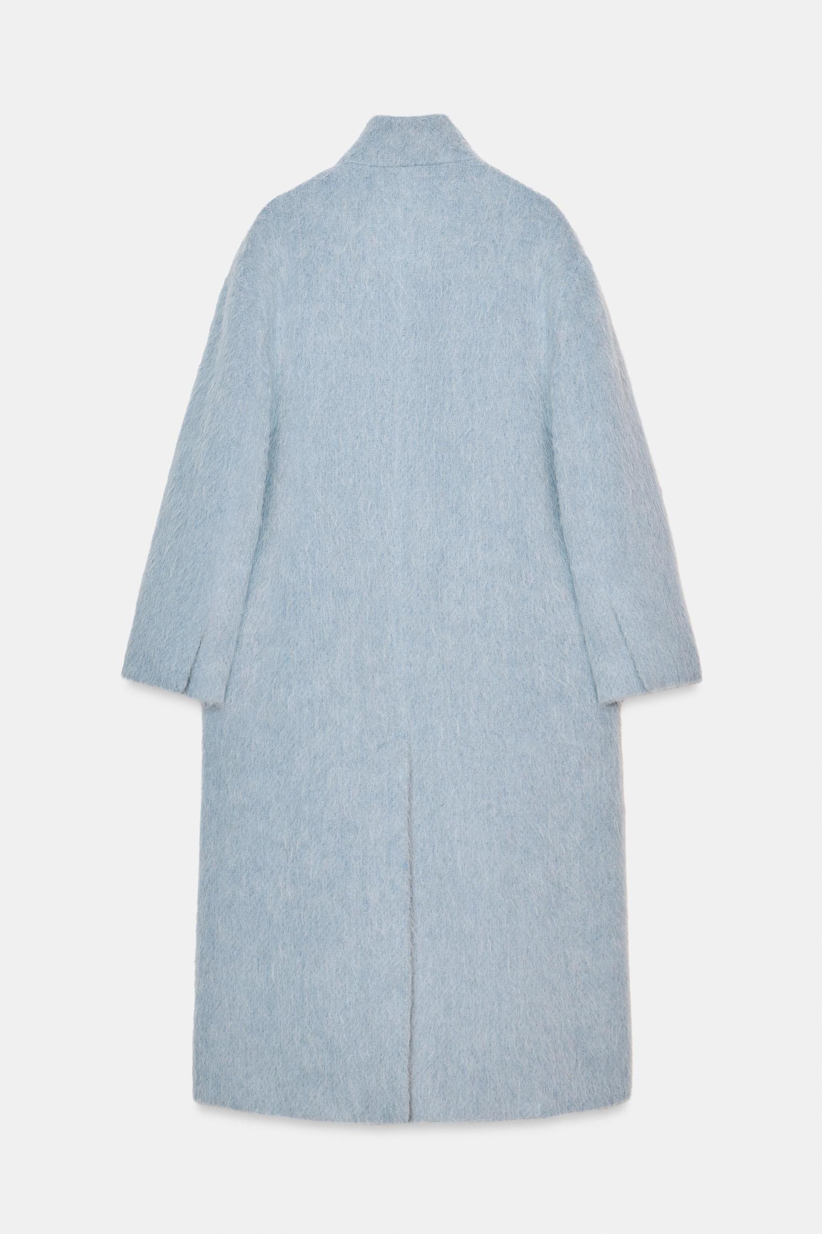 STRAIGHT COAT WITH MANTECO WOOL ZW COLLECTION Product Image