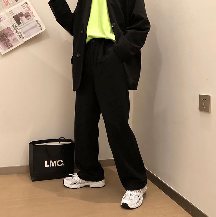 RT No. 3103 BLACK WIDE PANTS Product Image