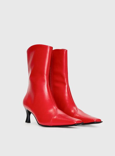 Flyn Boots Red Product Image