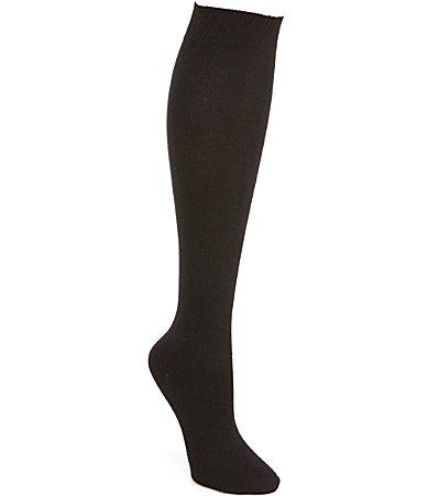 Hue Flat Knit Knee Socks, Set of 3 Product Image