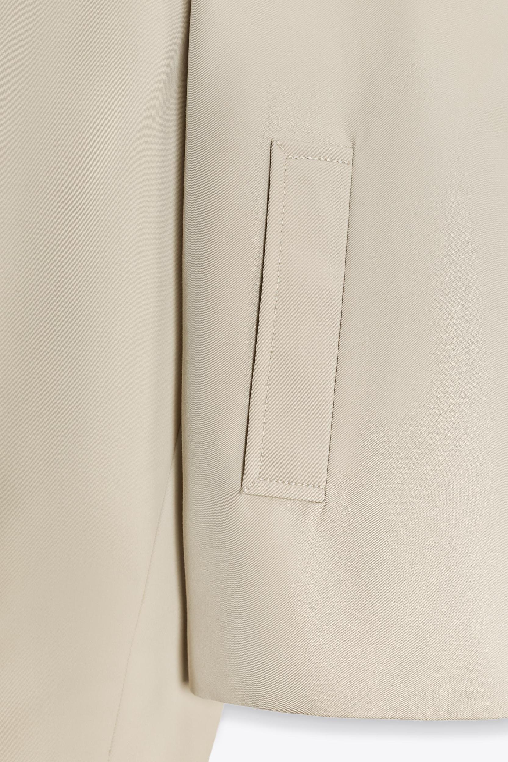 WATER REPELLENT SHORT TRENCH COAT ZW COLLECTION Product Image