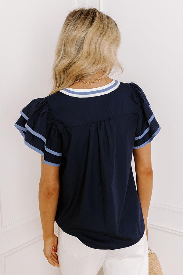 City Bloom Embroidered Shift Top Product Image