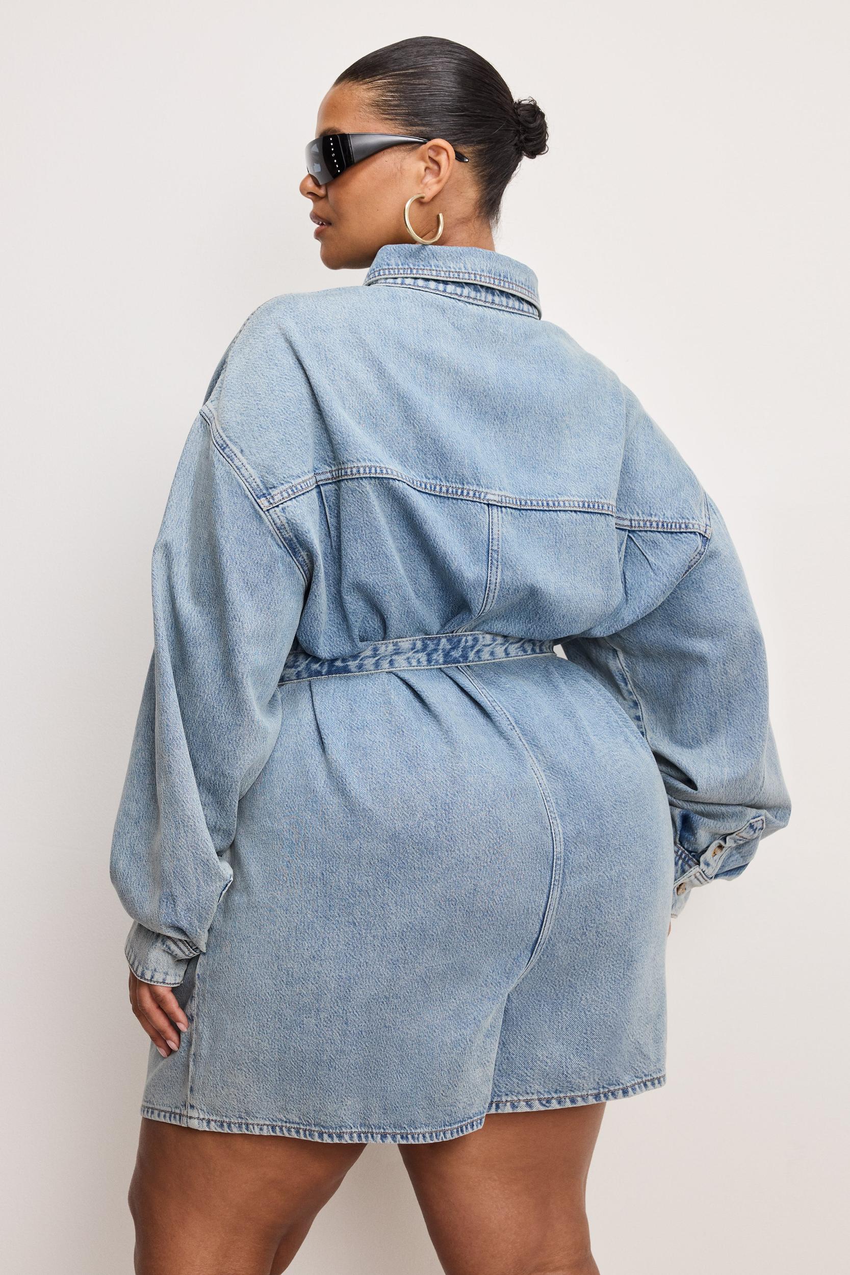 WEIGHTLESS DENIM ROMPER | INDIGO793 Product Image