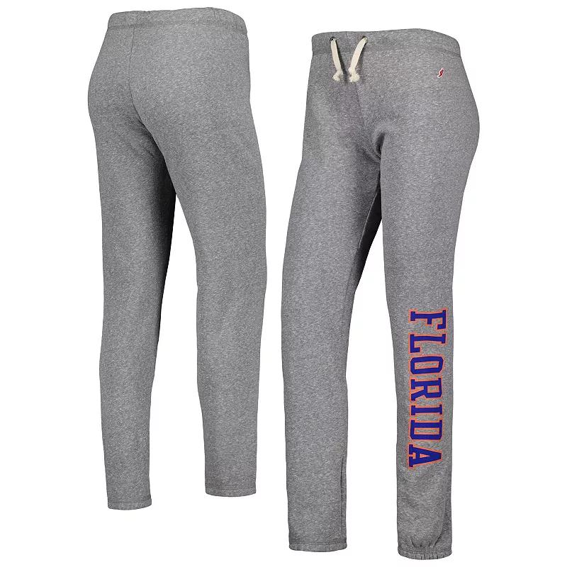 Women's League Collegiate Wear Heather Gray Florida Gators Victory Springs Tri-Blend Jogger Pants,  Product Image