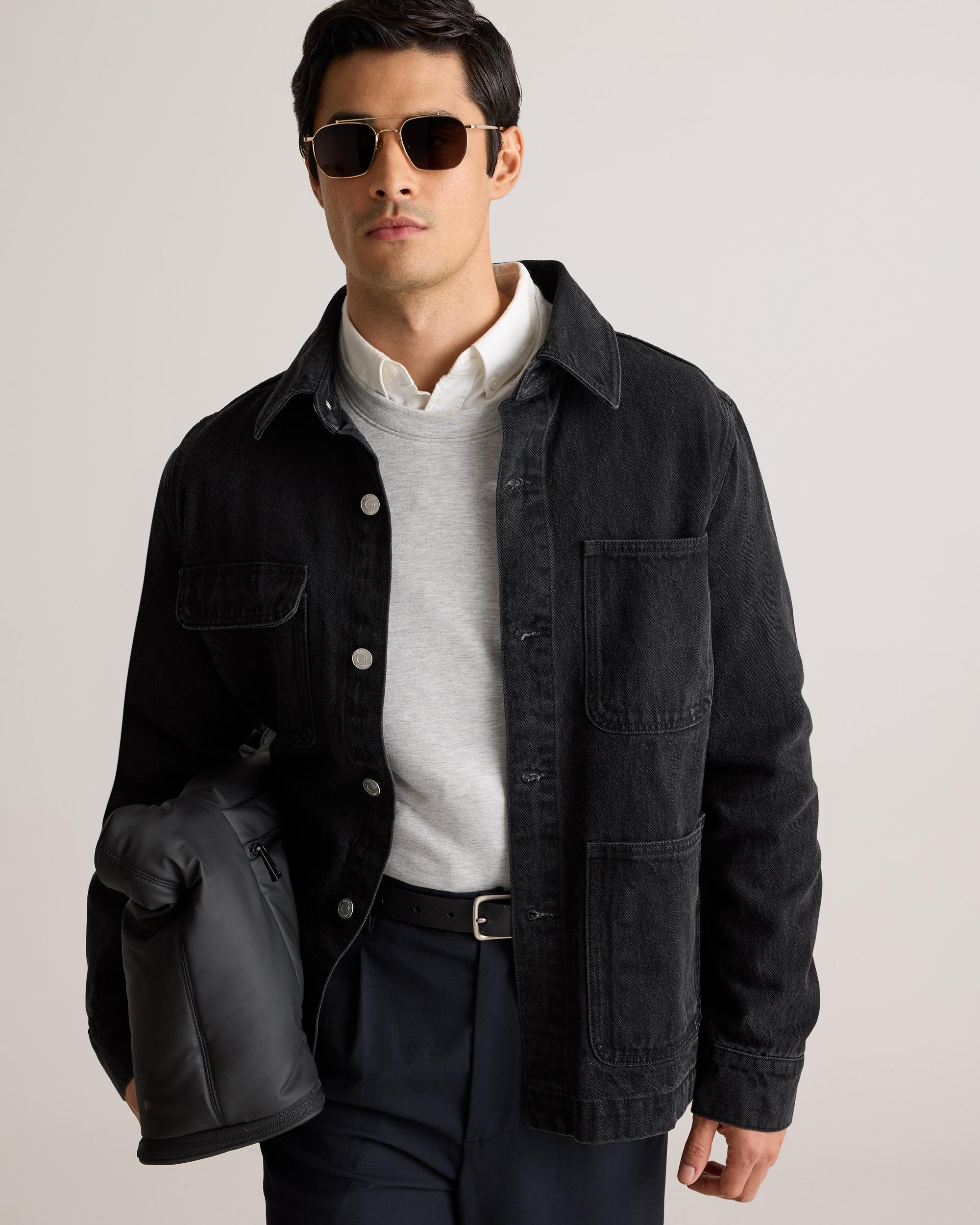 Quince | Men's Denim Chore Jacket Organic Cotton Product Image