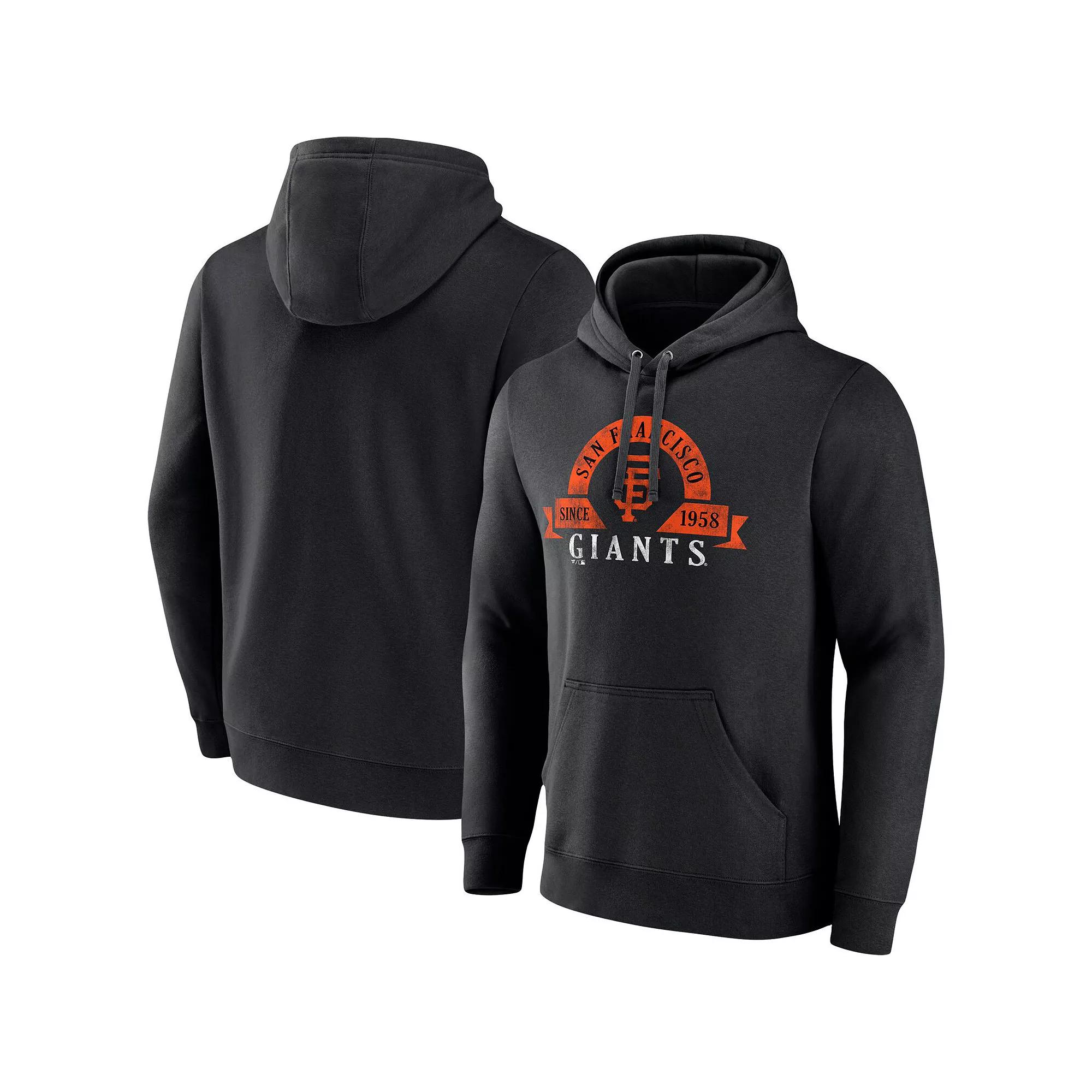 Men's Fanatics Branded Black San Francisco Giants Big & Tall Utility Pullover Hoodie, Size: 1XB Product Image