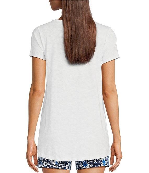 Lilly Pulitzer Etta Knit Scoop Neck Short Sleeve Tee Product Image