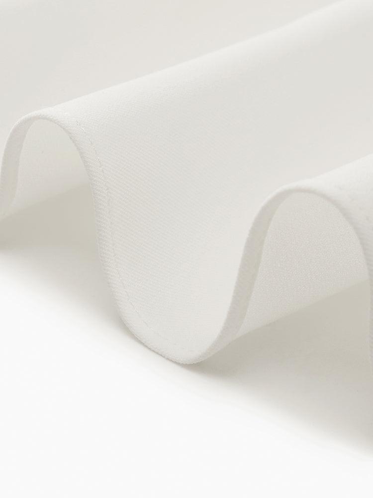 Contrast Trim Commute Women Shirt Product Image