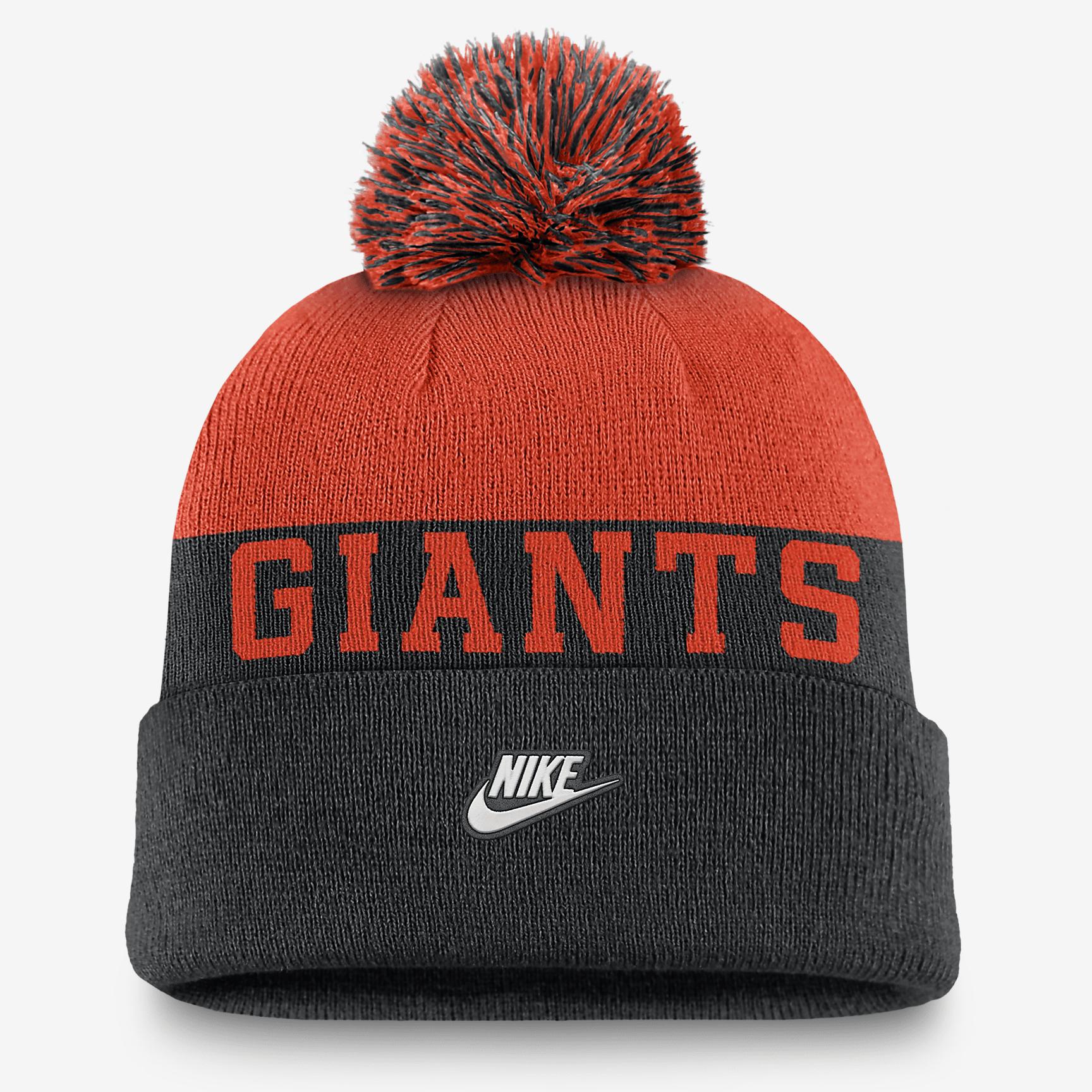 San Francisco Giants Rewind Peak Men's Nike MLB Cuffed Pom Beanie Product Image