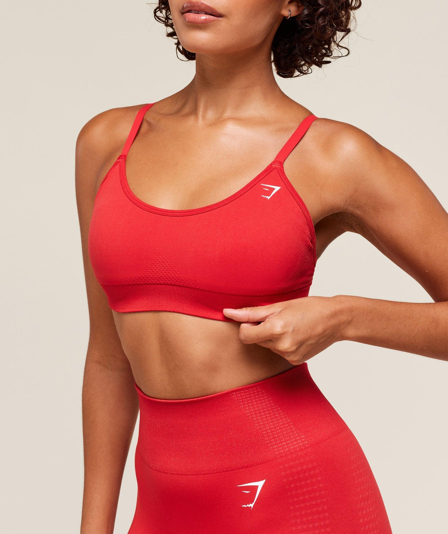Gymshark Vital Sports Bra - Velocity Red Female Product Image