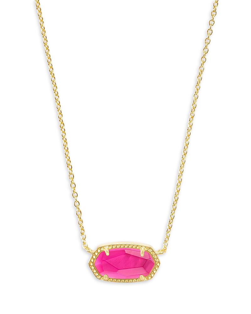Elisa Gold Short Pendant Necklace Product Image