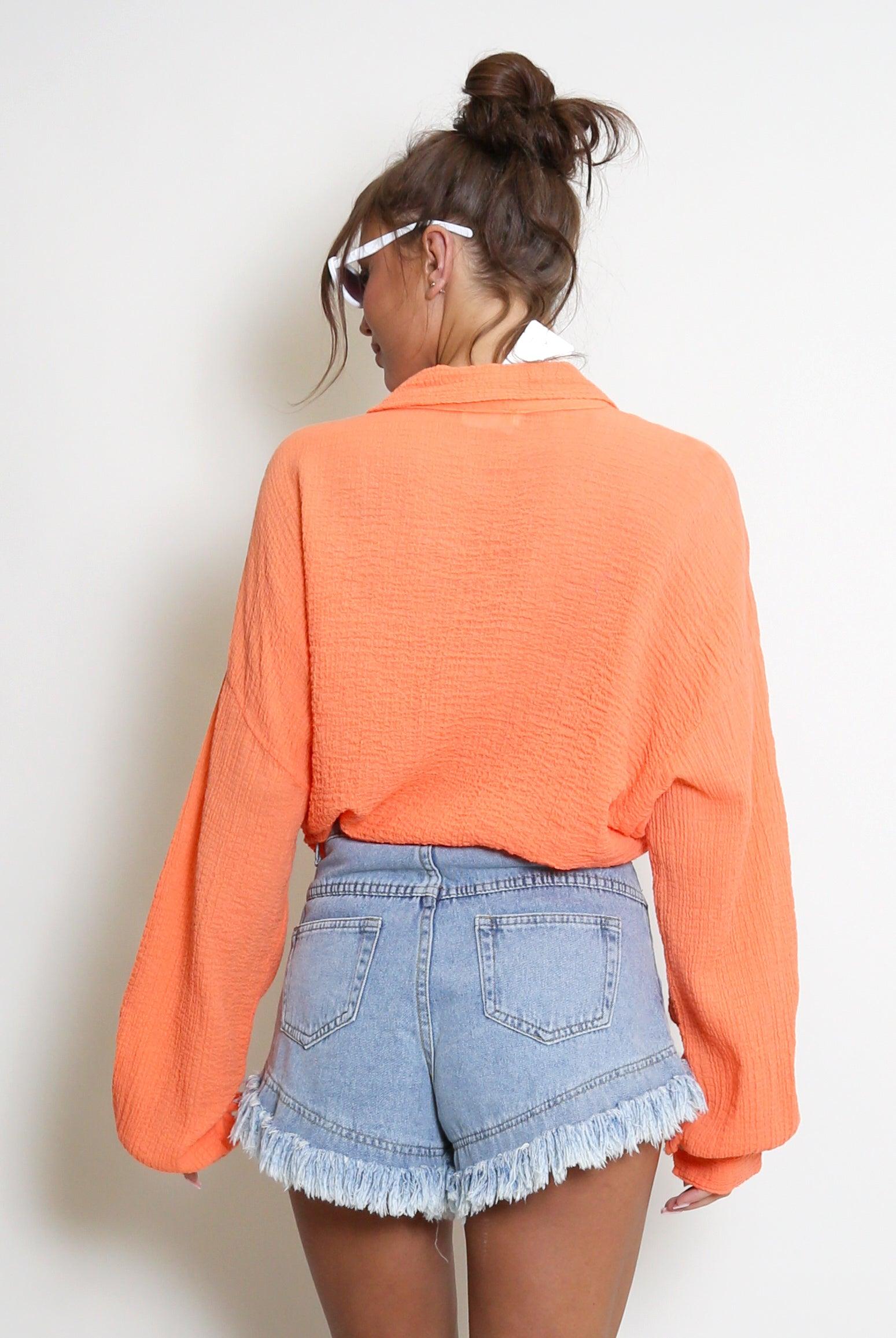 AKARI TIE BLOUSE Product Image