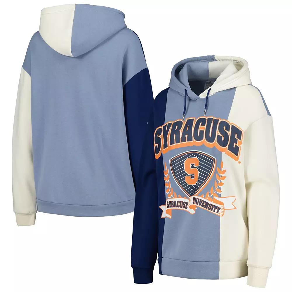 Women's Gameday Couture Navy Syracuse Orange Hall of Fame Colorblock Pullover Hoodie, Size: XL, Blue Product Image
