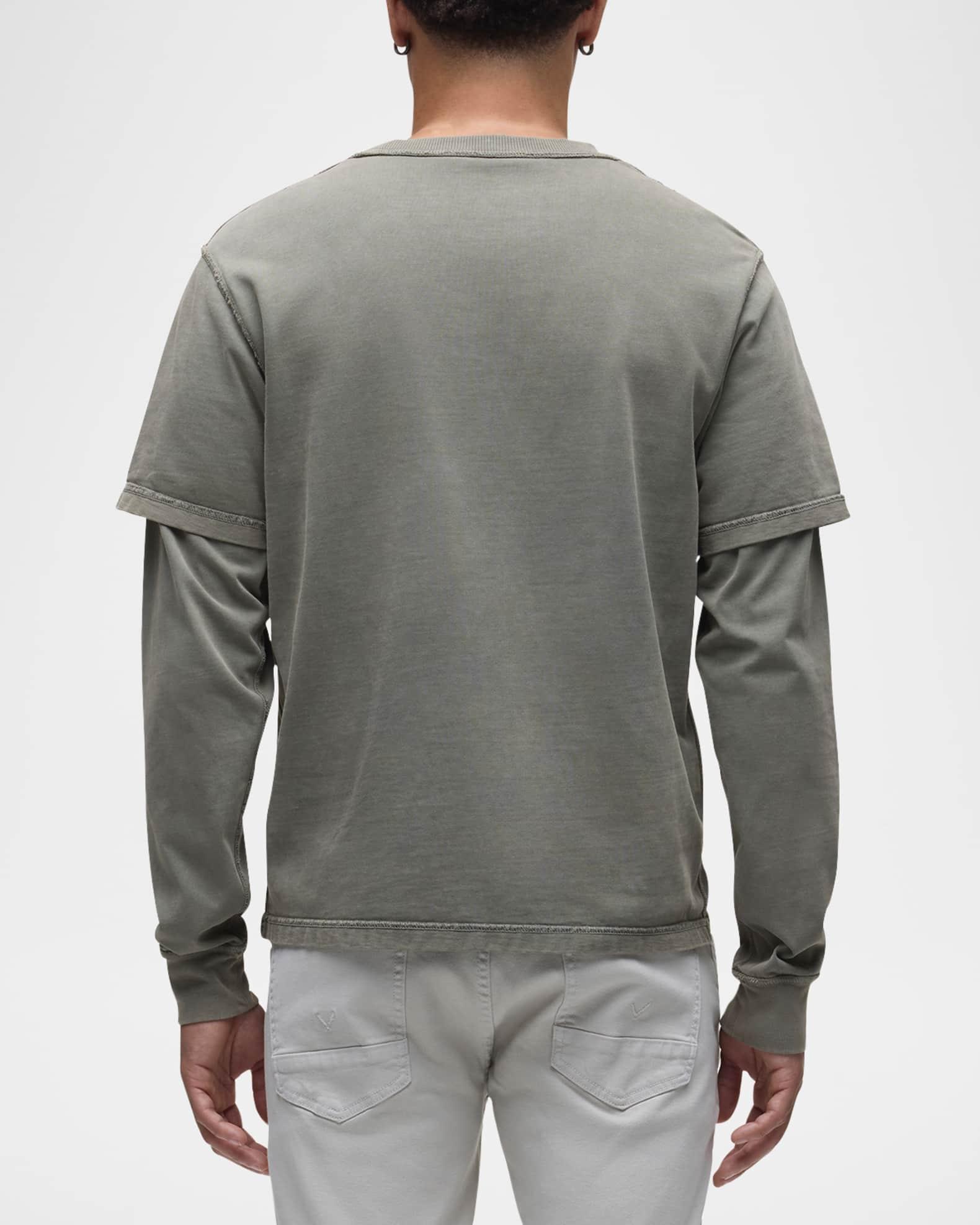 Men's Hybrid Long-Sleeve T-Shirt Product Image
