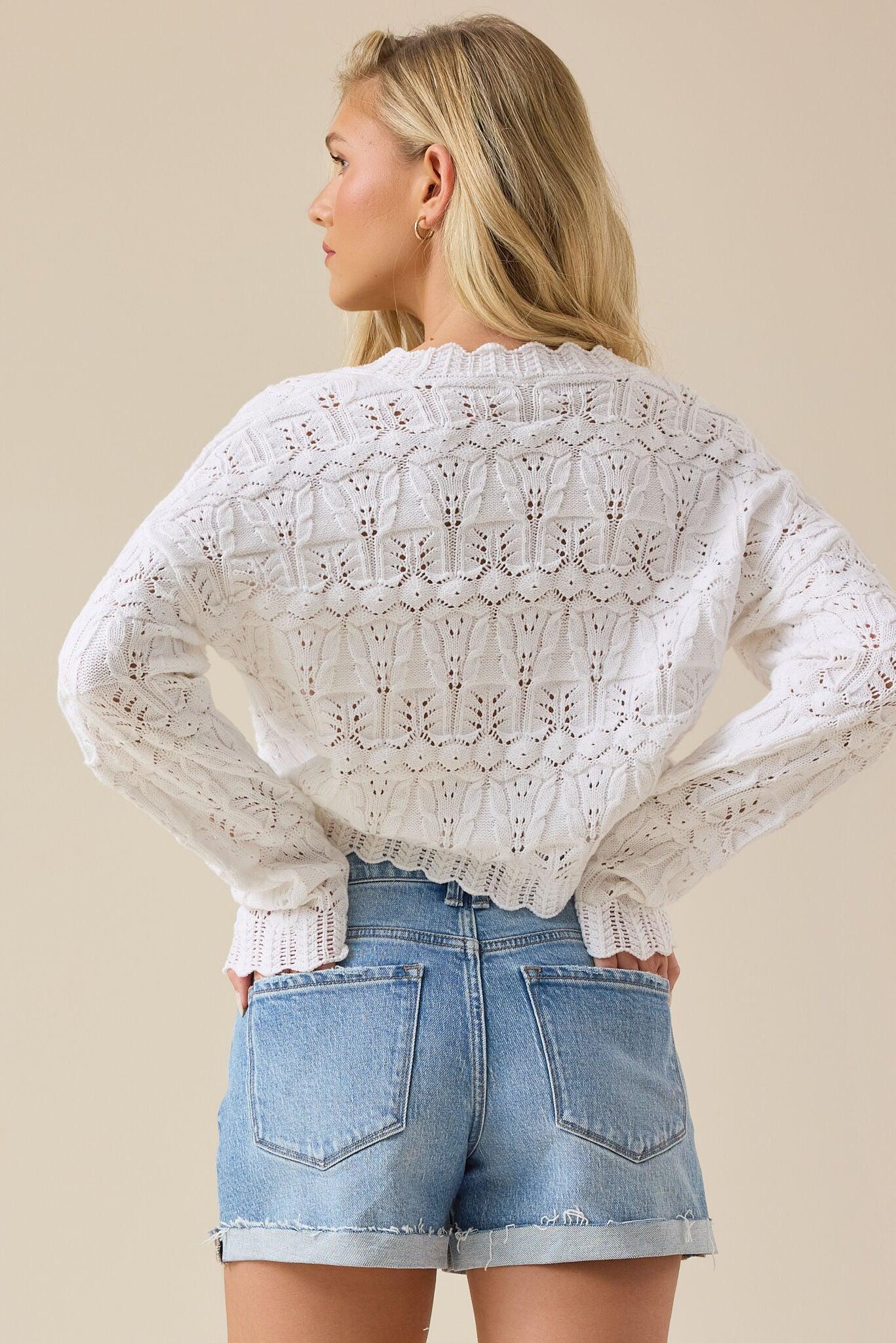 Carrie Pointelle Top Product Image