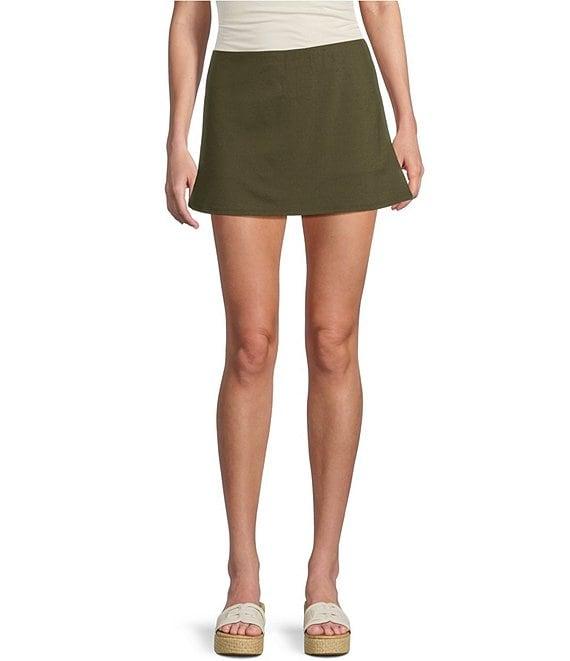 Originality Ponti Pull On A-Line Micro Mini Skort Product Image