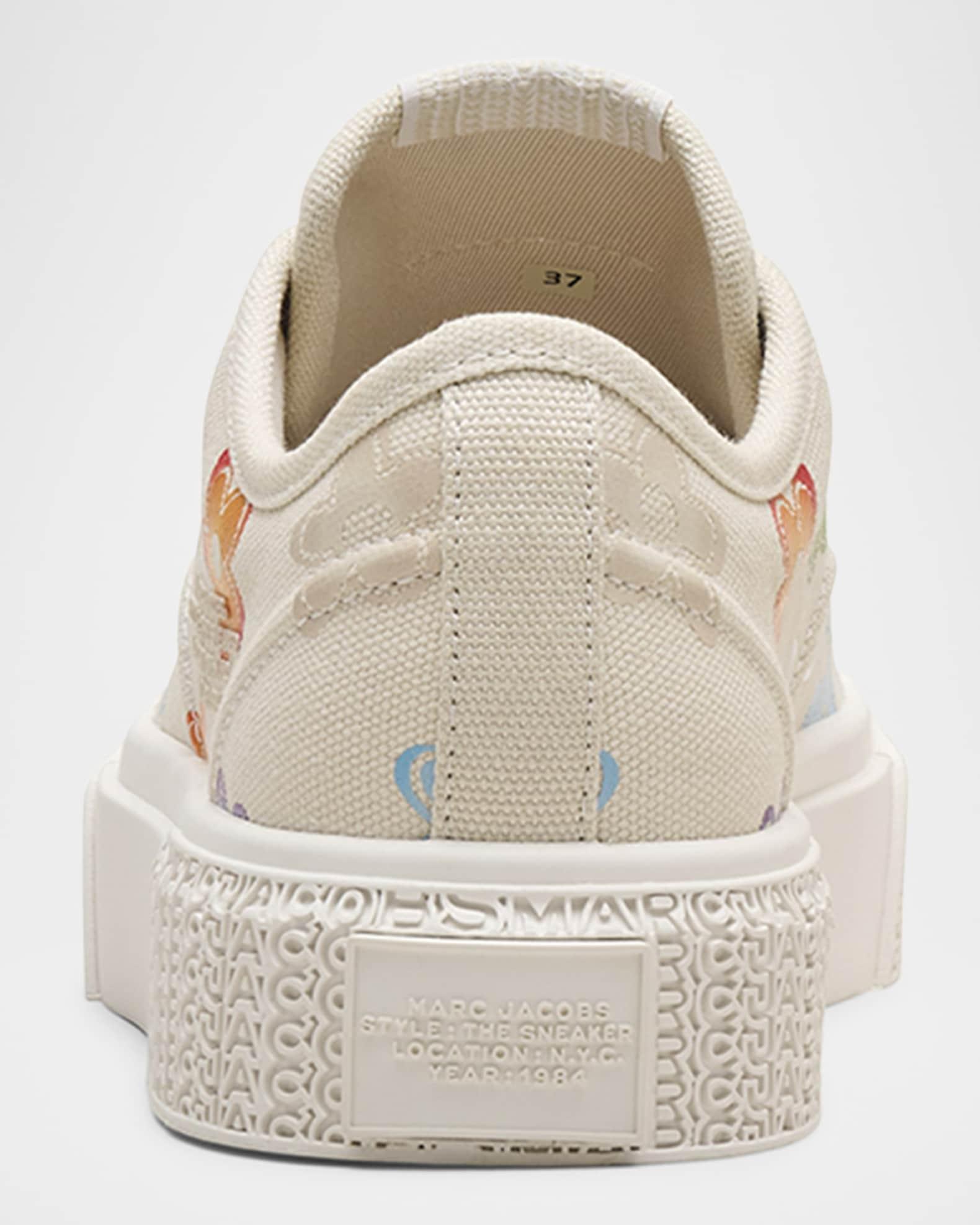 The Floral Canvas Low-Top Sneakers Product Image