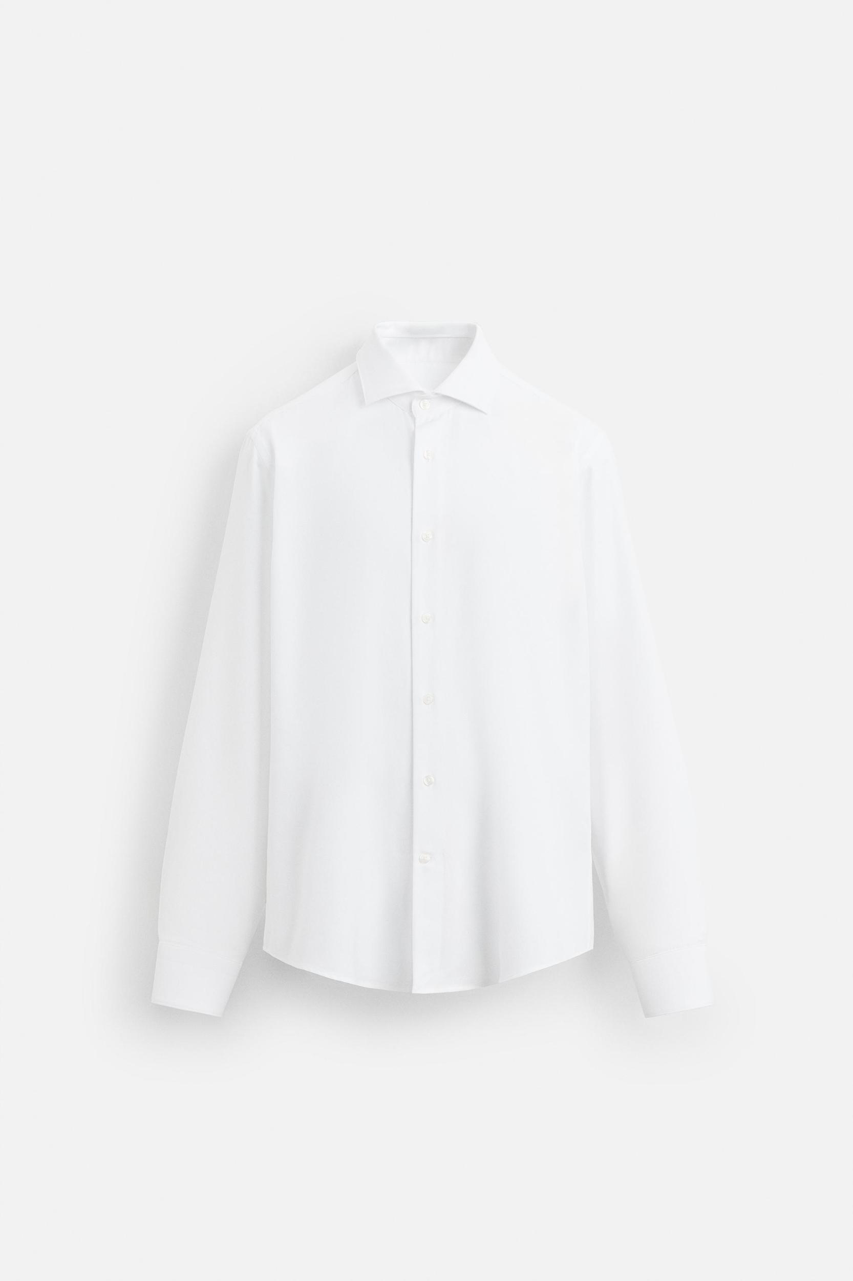 SLIM FIT TEXTURED SHIRT Product Image