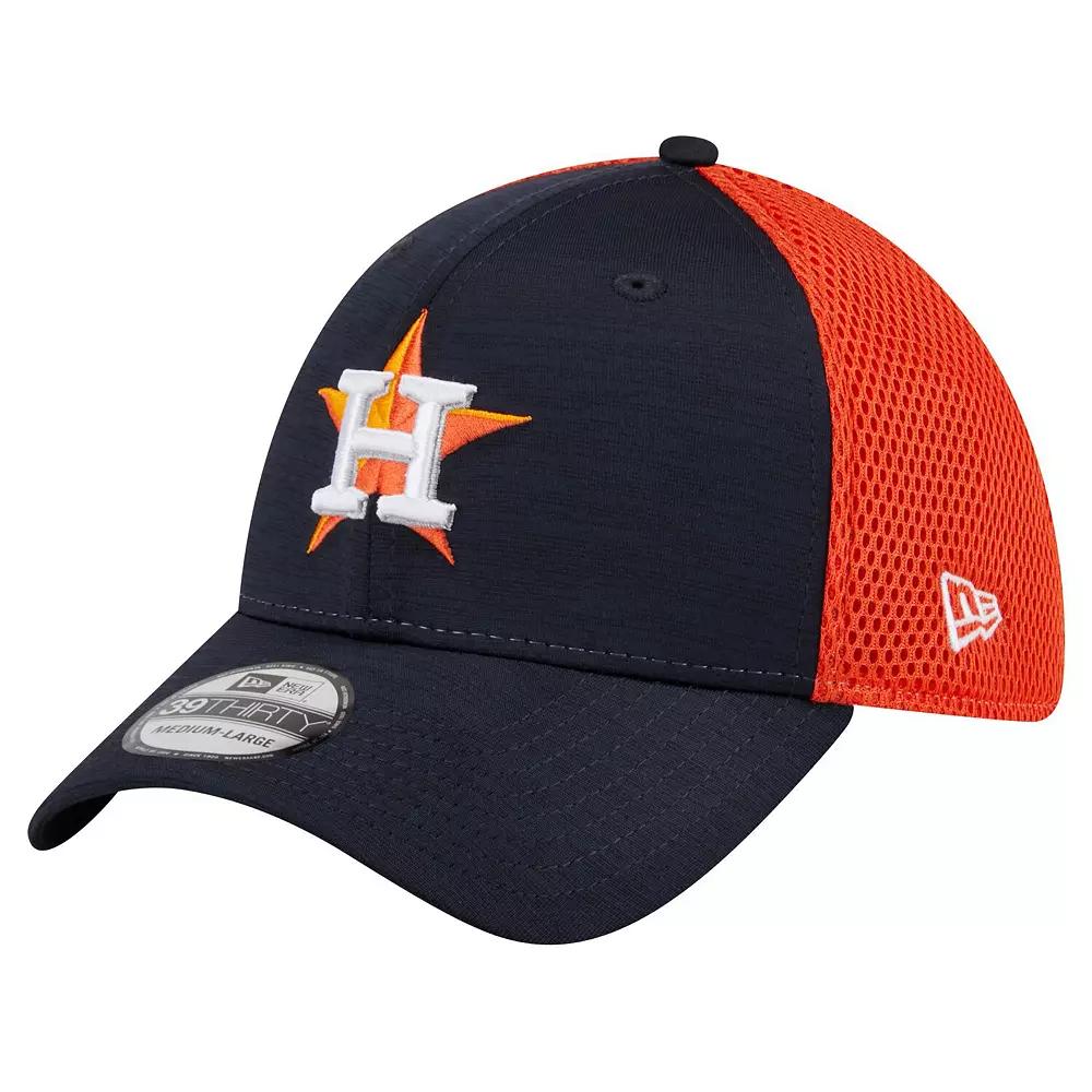 Men's New Era Navy Houston Astros Neo 39THIRTY Flex Hat, Size: Small/Medium, Blue Product Image