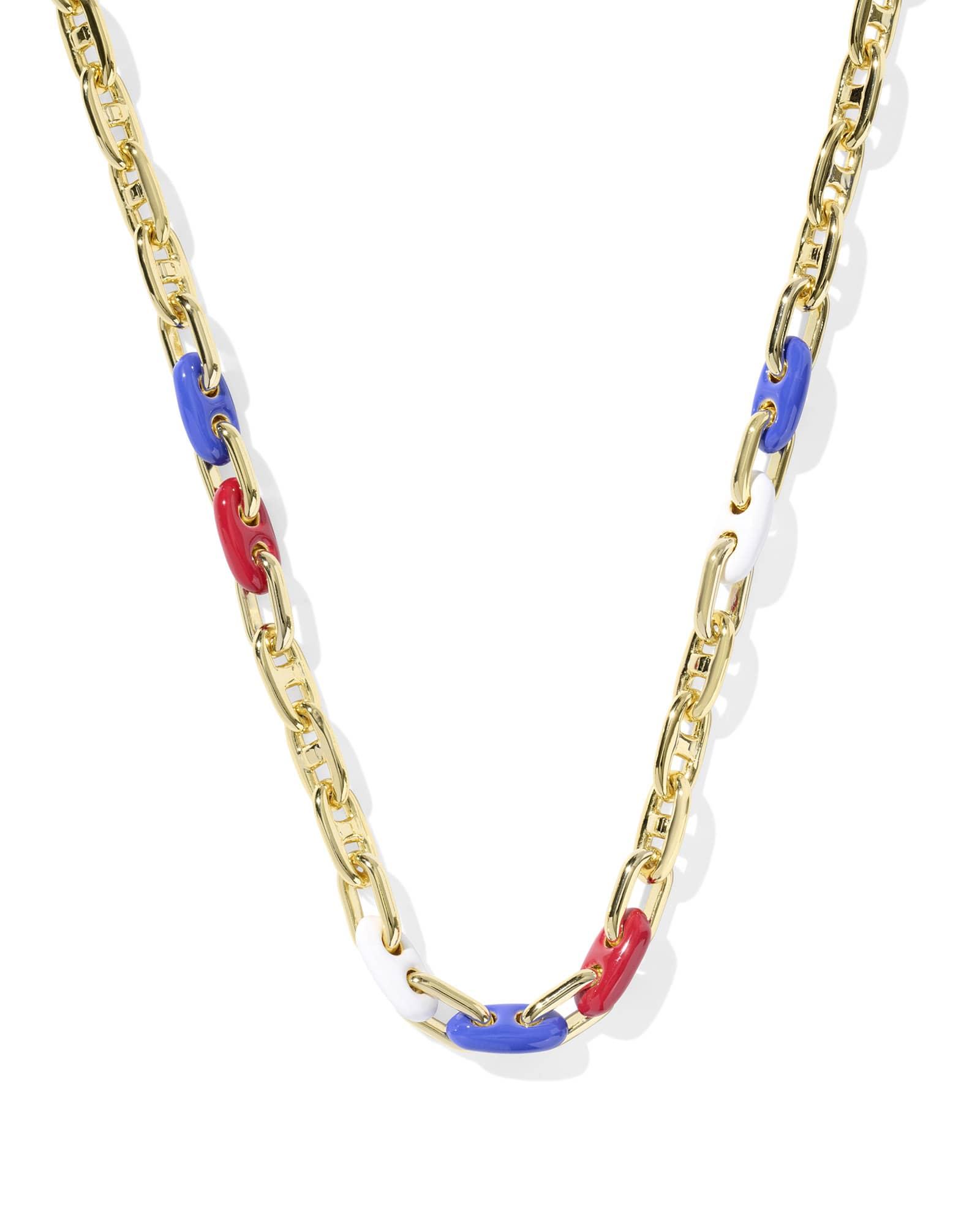 Elisa Gold Short Pendant Necklace Product Image
