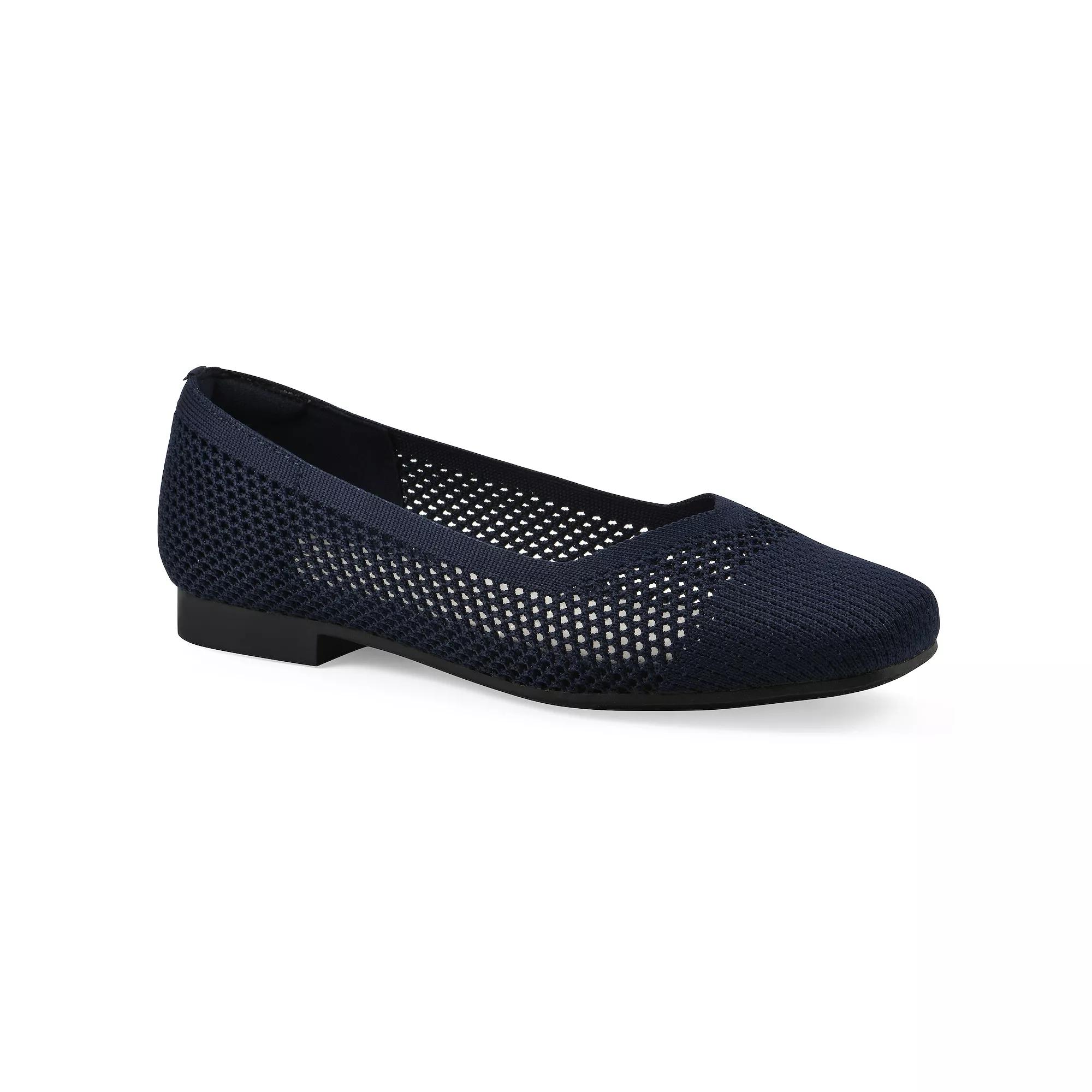 Cliffs by White Mountain Beslee Women's Ballet Flats, Size: 8, Blue Fabric Product Image