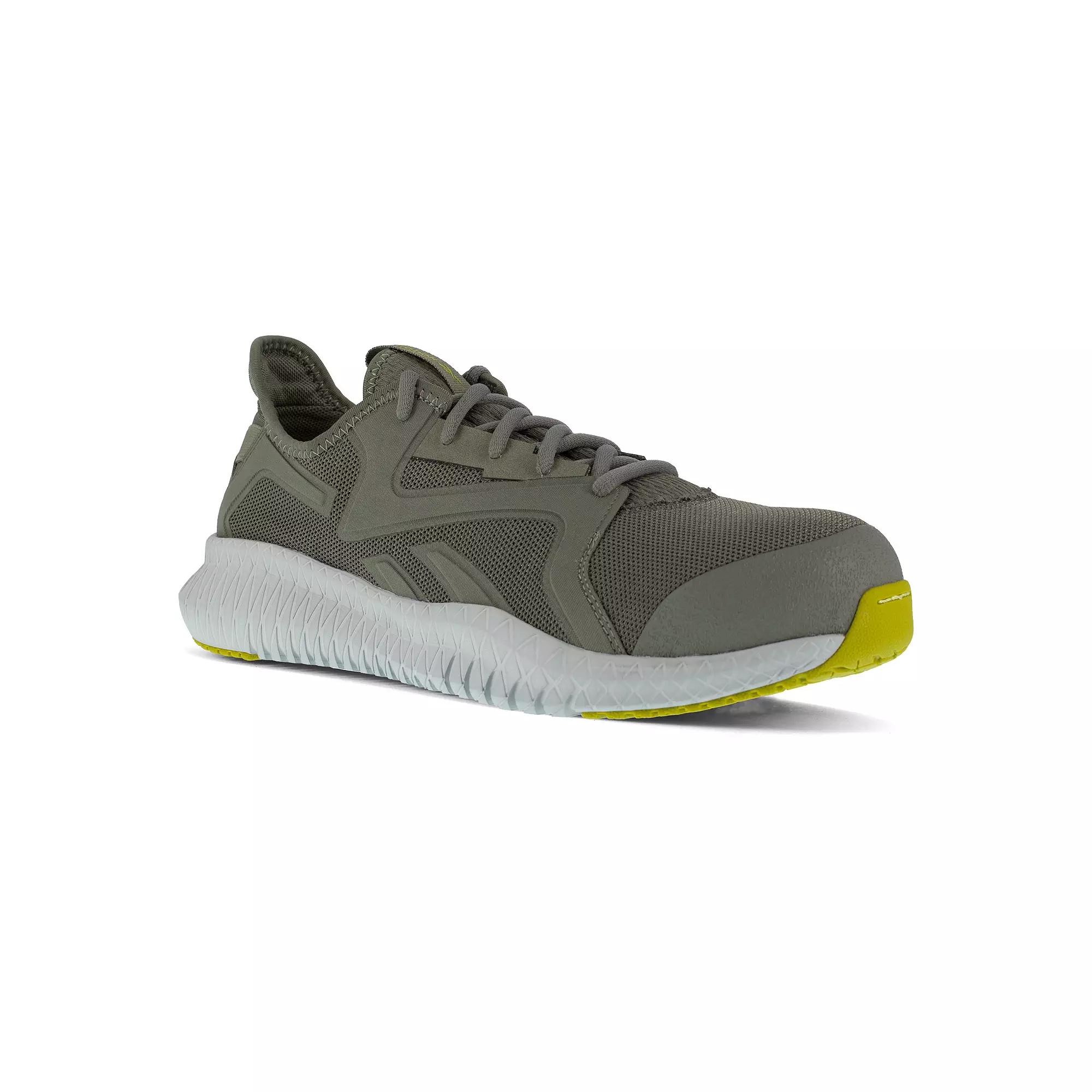 Reebok Flexagon 3.0 Work Men's Composite-Toe Shoes, Size: 12, Green Product Image