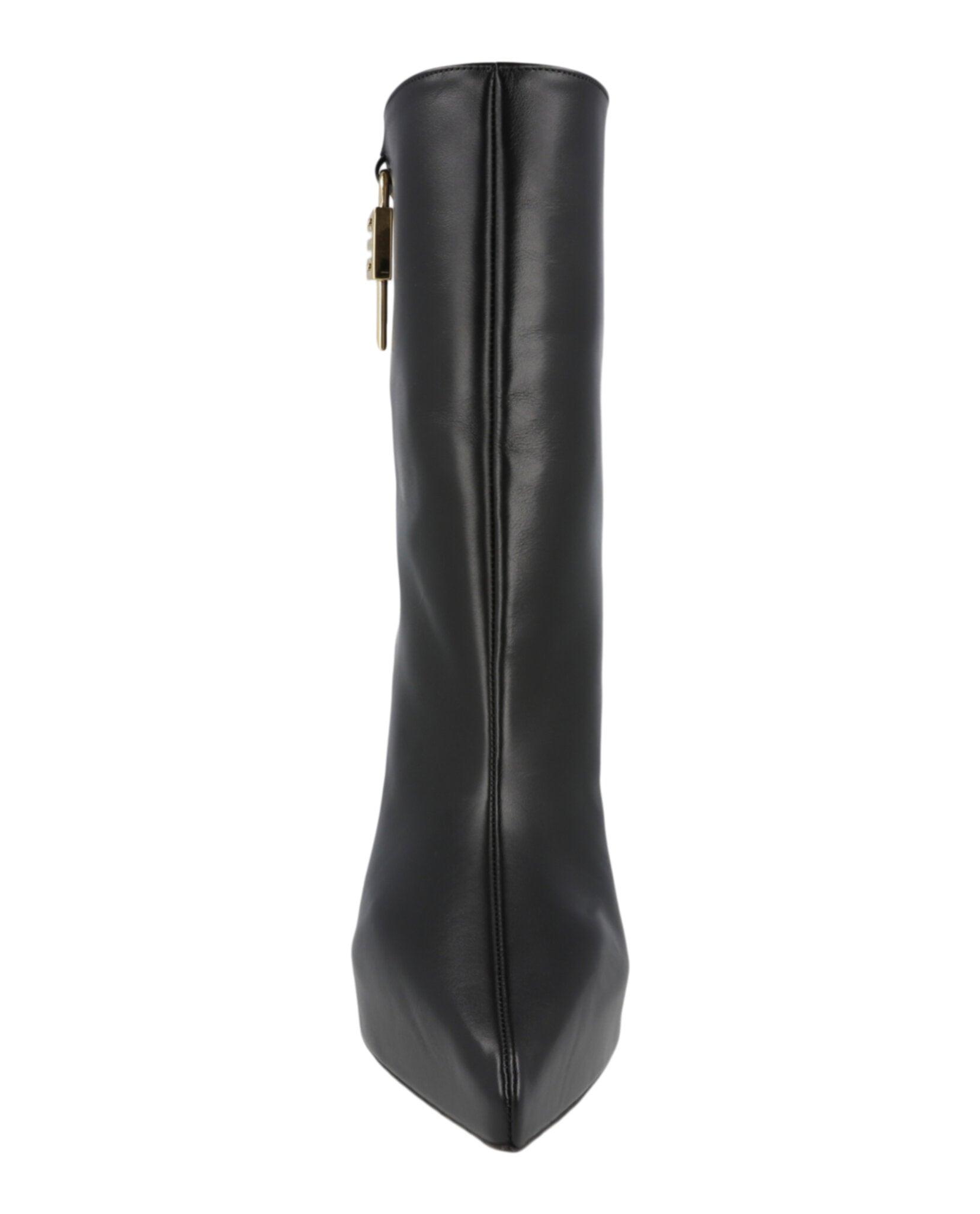 Givenchy G-Lock Leather Wedge Boots Female Product Image