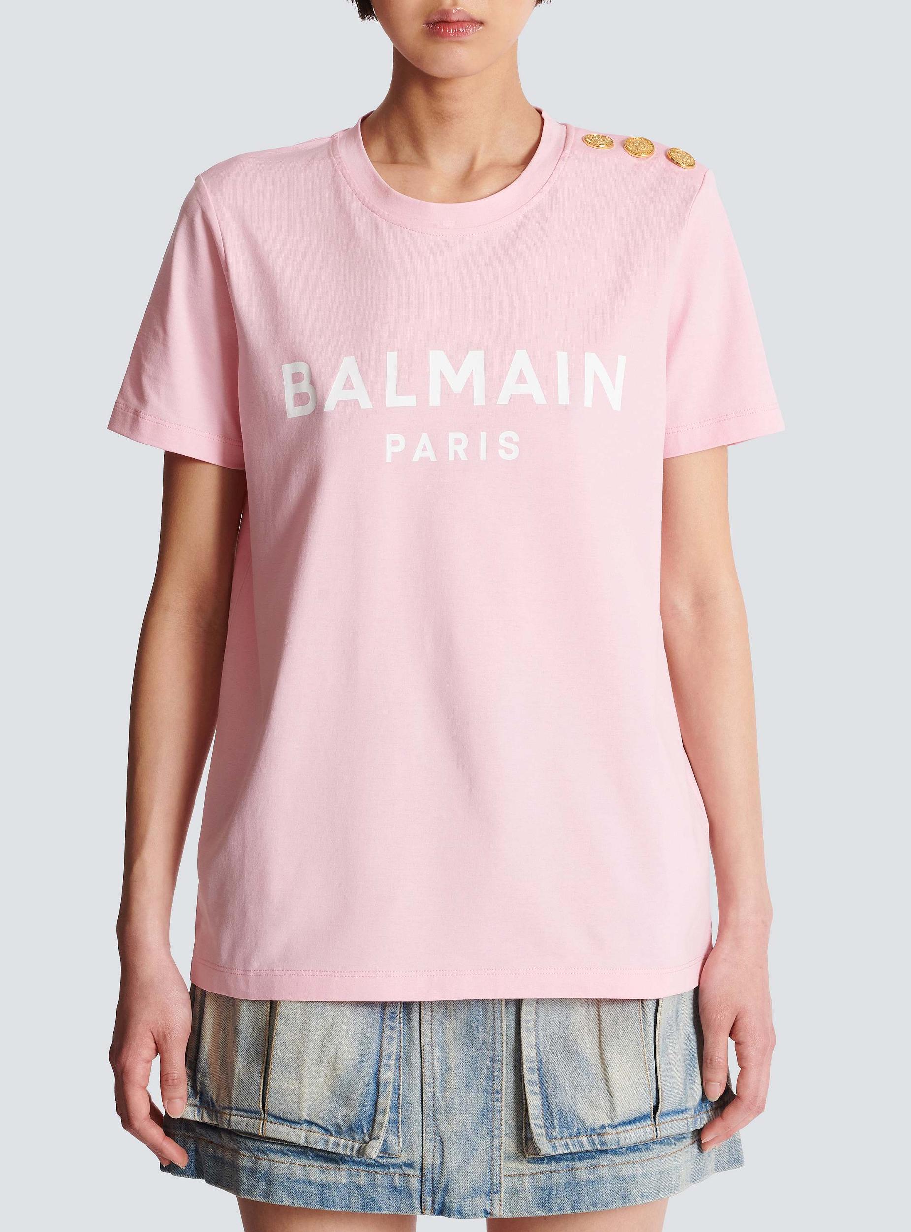 T-shirt with Balmain Paris print Product Image