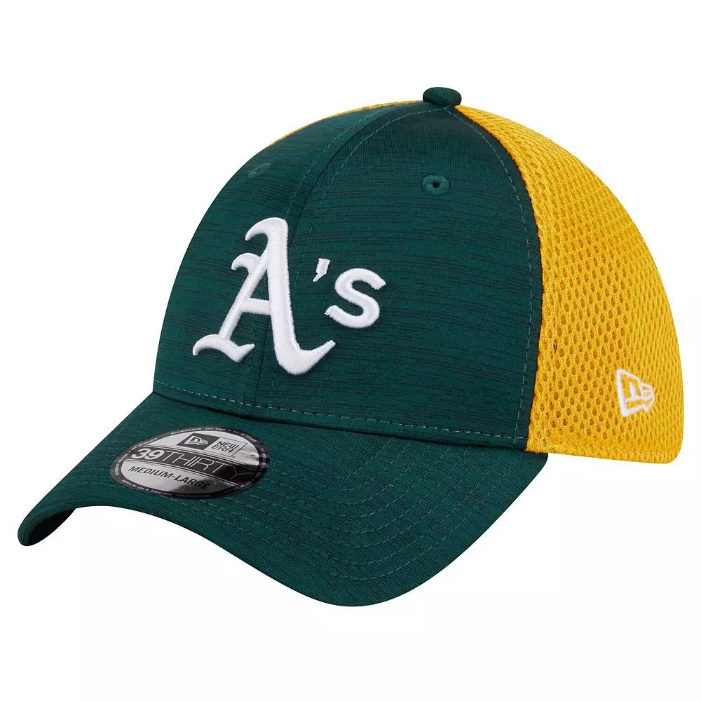 Men's New Era Green Oakland Athletics Neo 39THIRTY Flex Hat, Size: Small/Medium Product Image