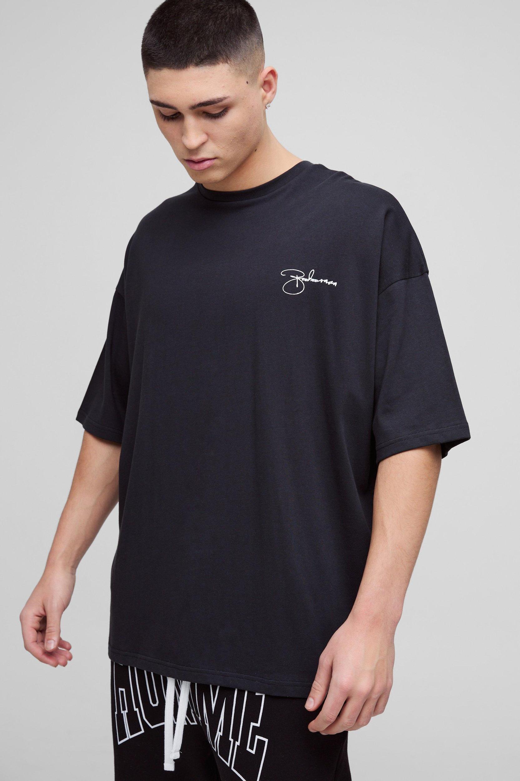 ABODE Heavyweight Oversized Print T-Shirt | boohooMAN USA Product Image