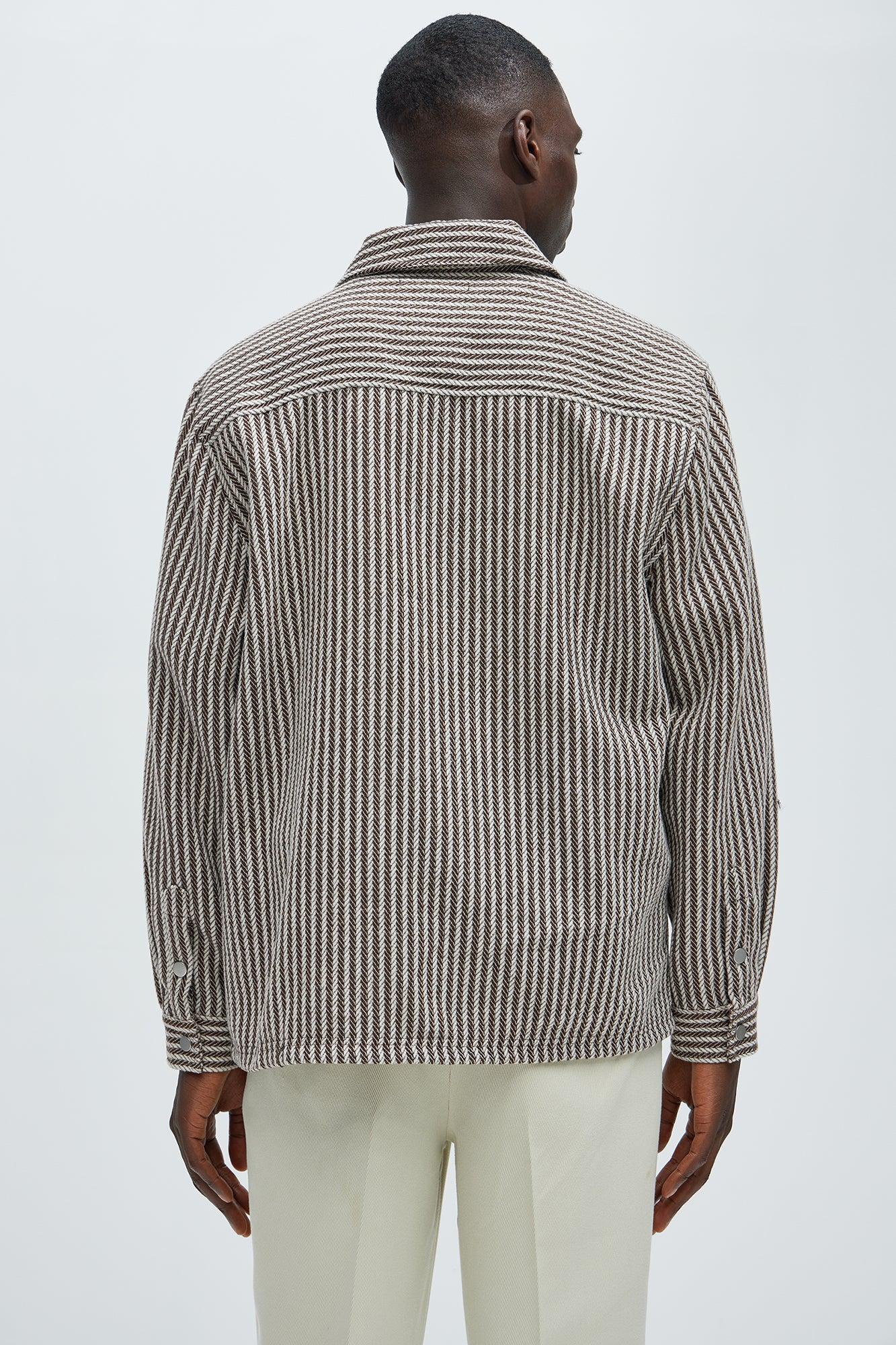 Stimson Herringbone Shirt - Brown Combo Product Image