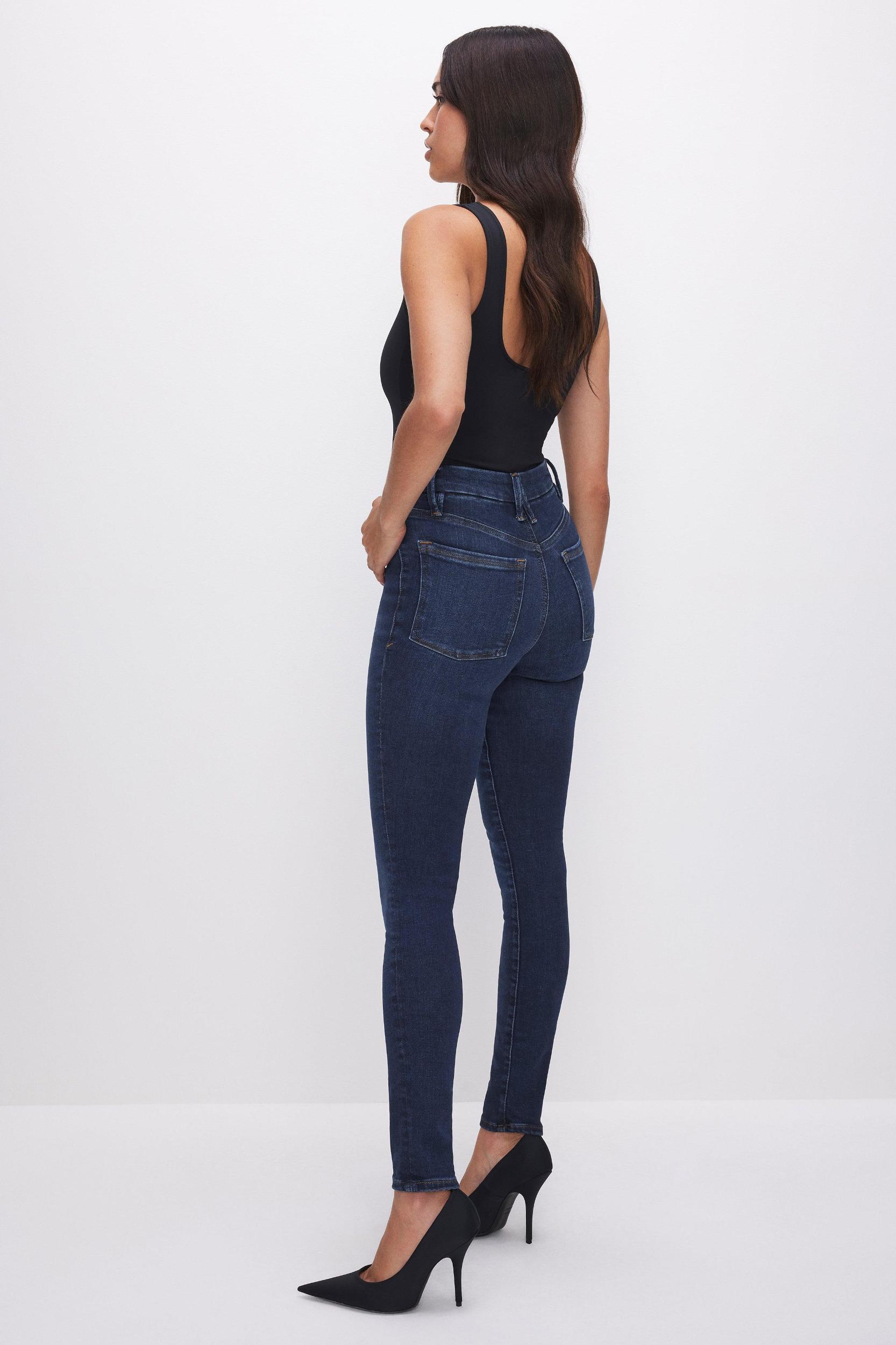 POWER STRETCH PULL-ON SKINNY JEANS | INDIGO491 Product Image