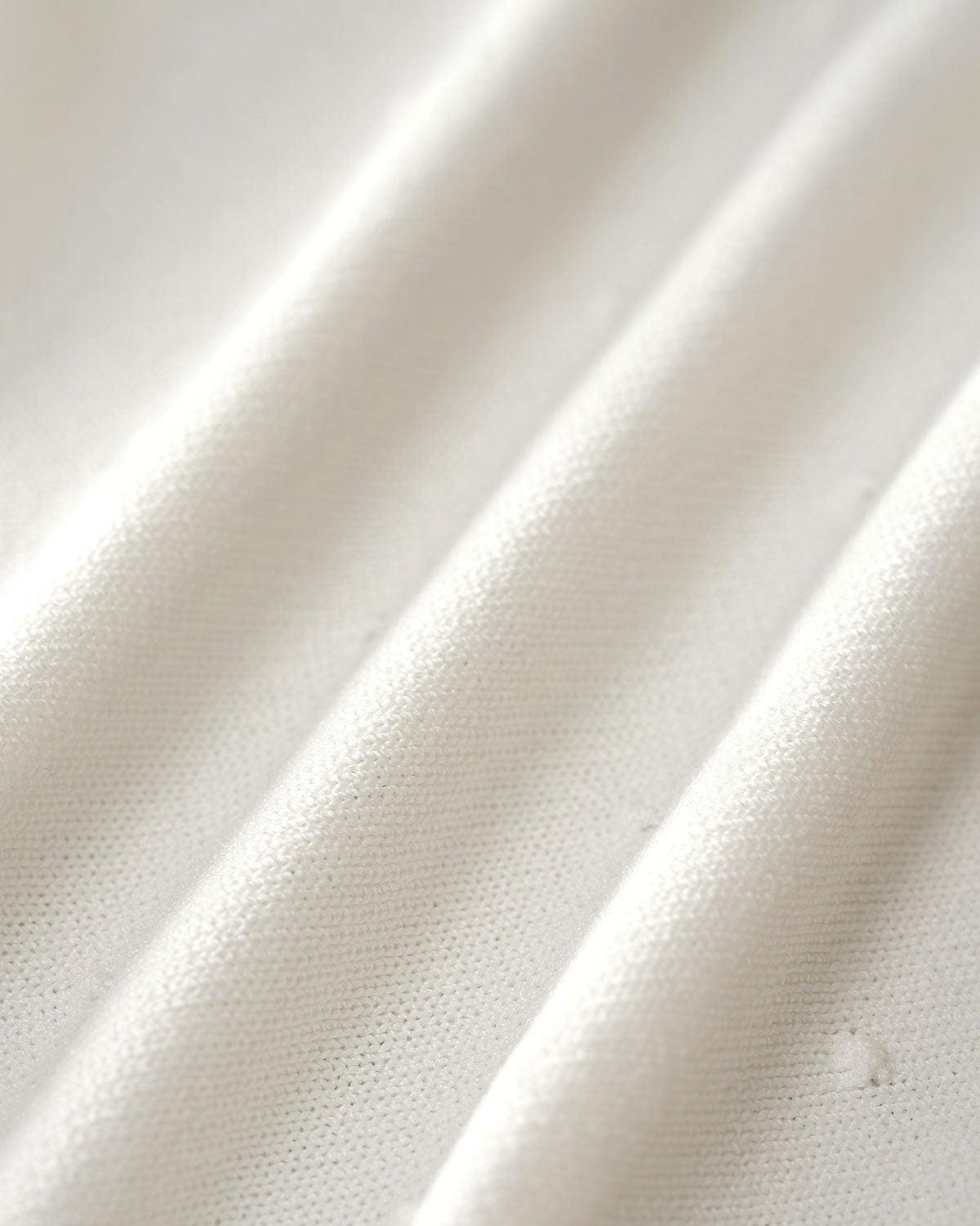 White V Neck Button Cardigan Product Image