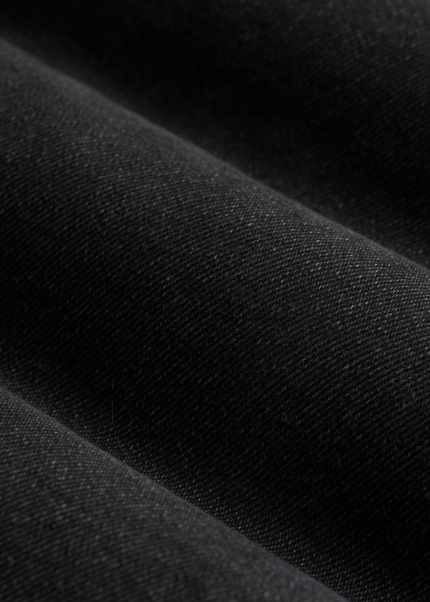 High Rise Denim Shorts for Tall Women in Onyx Black Wash Female Product Image