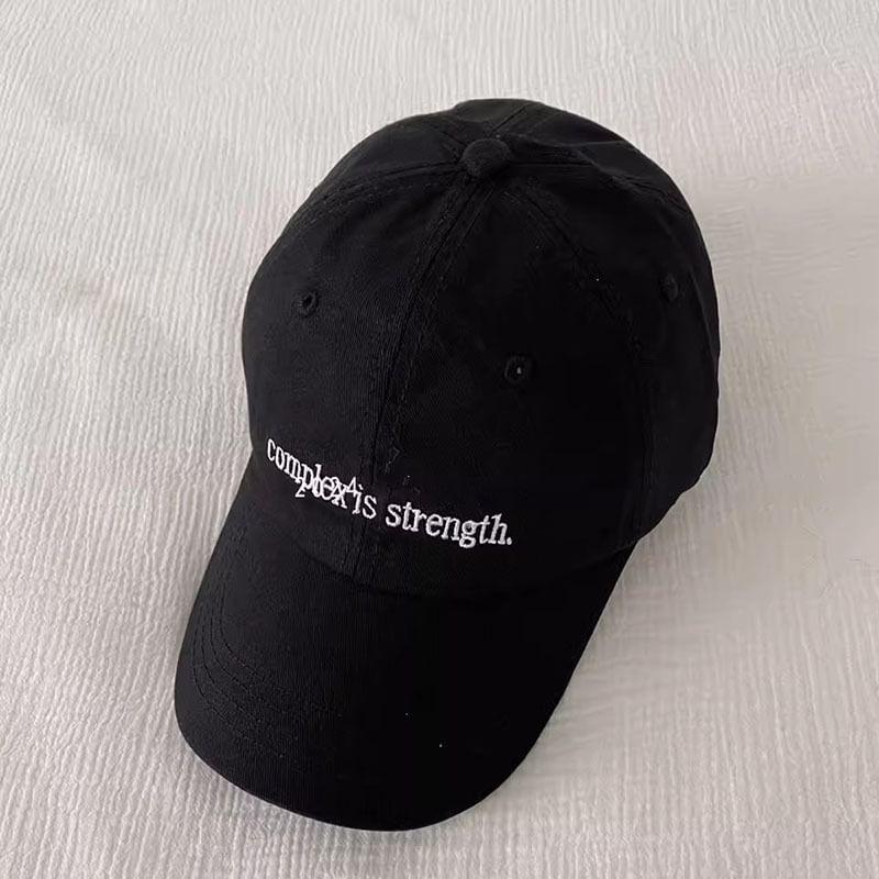 Lettering Embroidered Baseball Cap Product Image