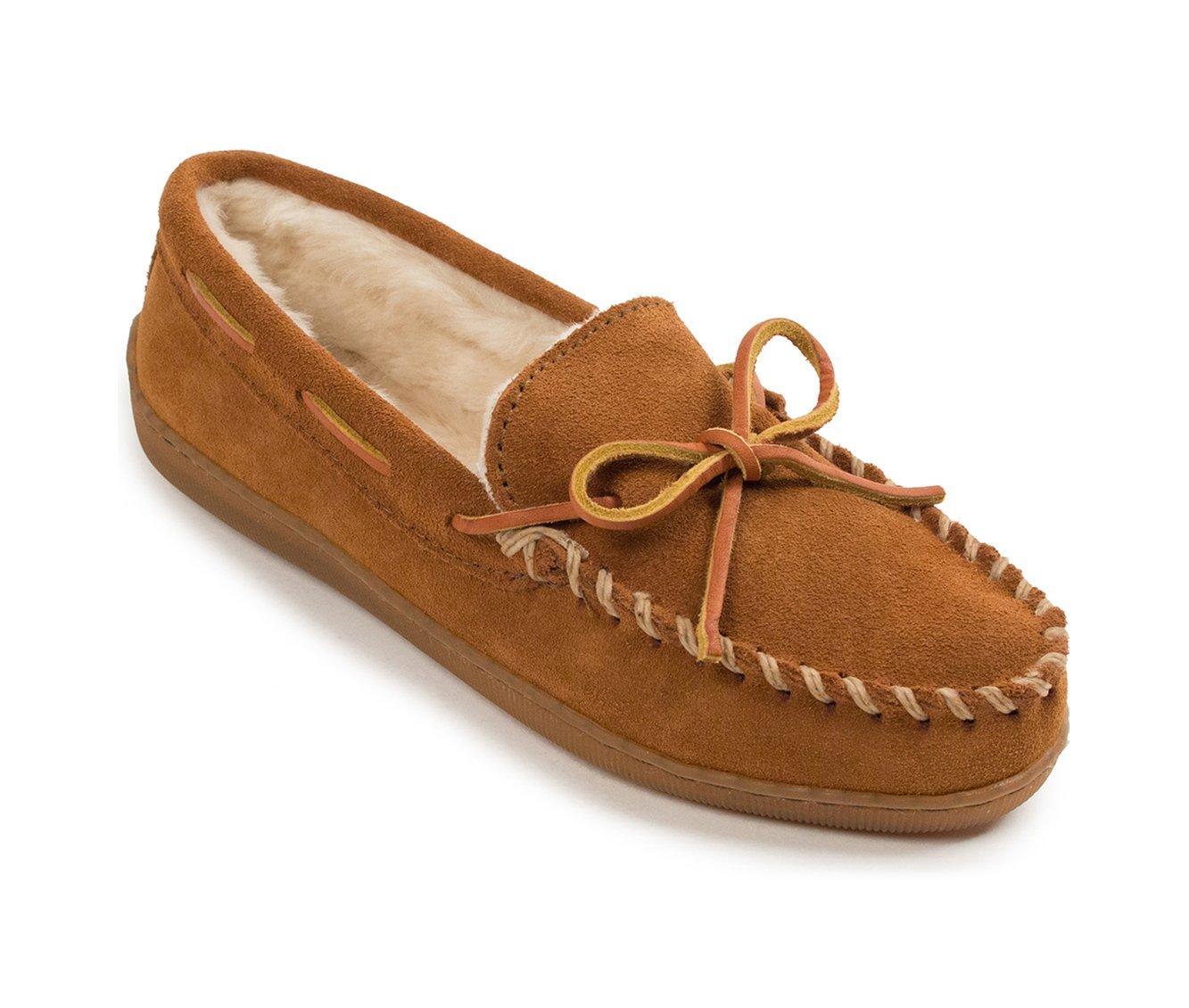 Minnetonka Women's Pile Lined Hardsole Moccasins Product Image