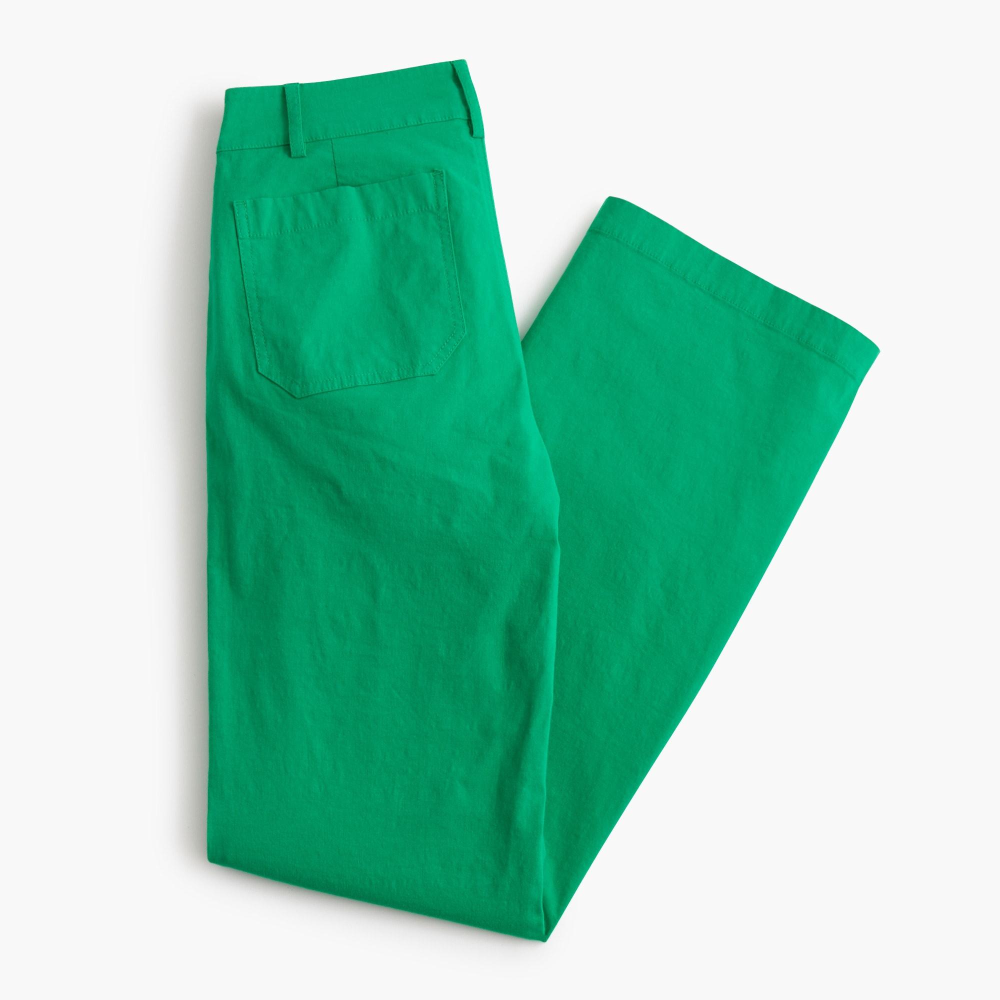 Lizzie high-rise patch-pocket wide-leg pant Product Image