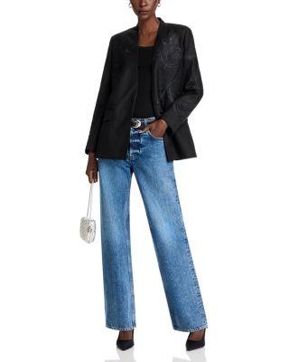 Sydney Embroidered Collarless Jacket Product Image