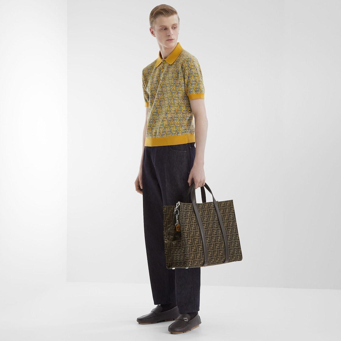 FF Jacquard ShopperFF jacquard fabric bag Product Image